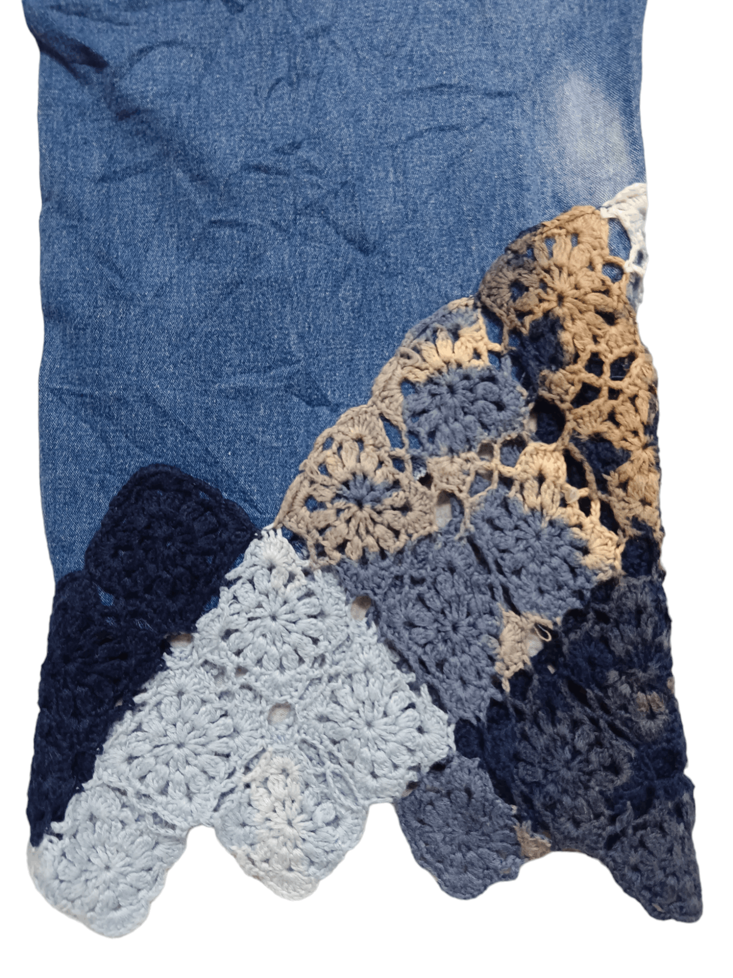 Hiroshi Kato Hiromichi Nakano 3 Quarter Knit Hem Denim Size 26" / US 2 / IT 38 - 5 Thumbnail