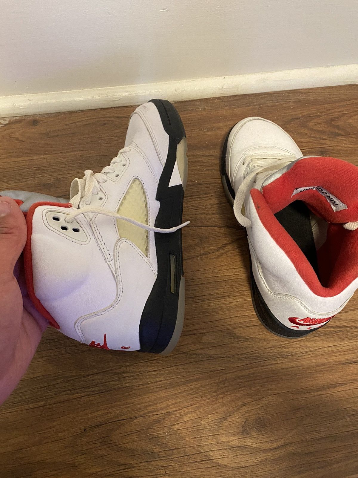 Jordan Brand × Nike Air Jordan 5 Retro 'Fire Red' 2020 - Size 4 Size US 5 / EU 37 - 14 Thumbnail