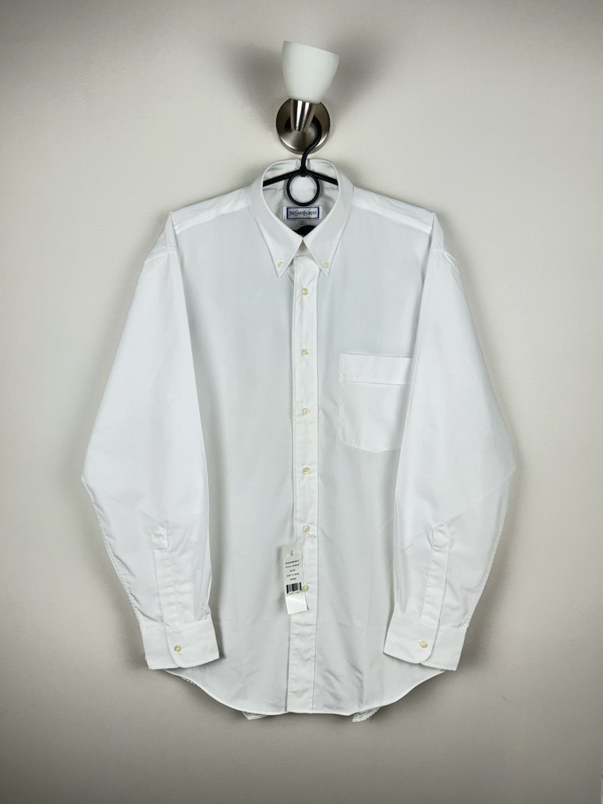 Vintage × Yves Saint Laurent White classic shirt Yves Saint Laurent original luxury item Size US M / EU 48-50 / 2 - 1 Thumbnail