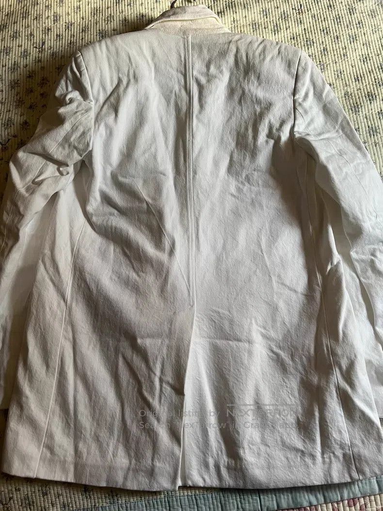 Ann Demeulemeester Ann Demeulemeester 22SS white jacket Size XS / US 0-2 / IT 36-38 - 8 Thumbnail