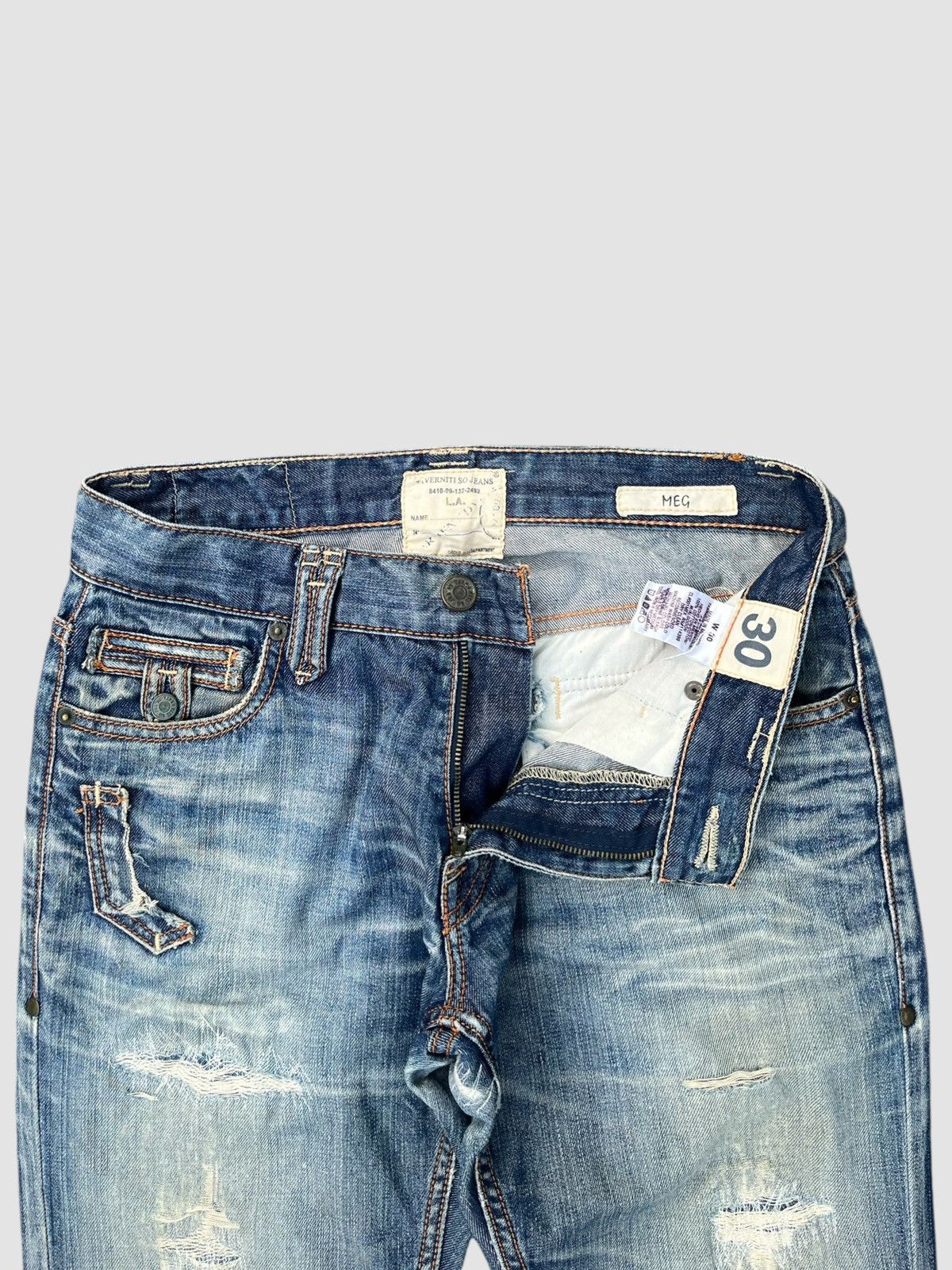 Taverniti Distressed Taverniti So Jeans Flare Jeans Size US 30 / EU 46 - 9 Thumbnail