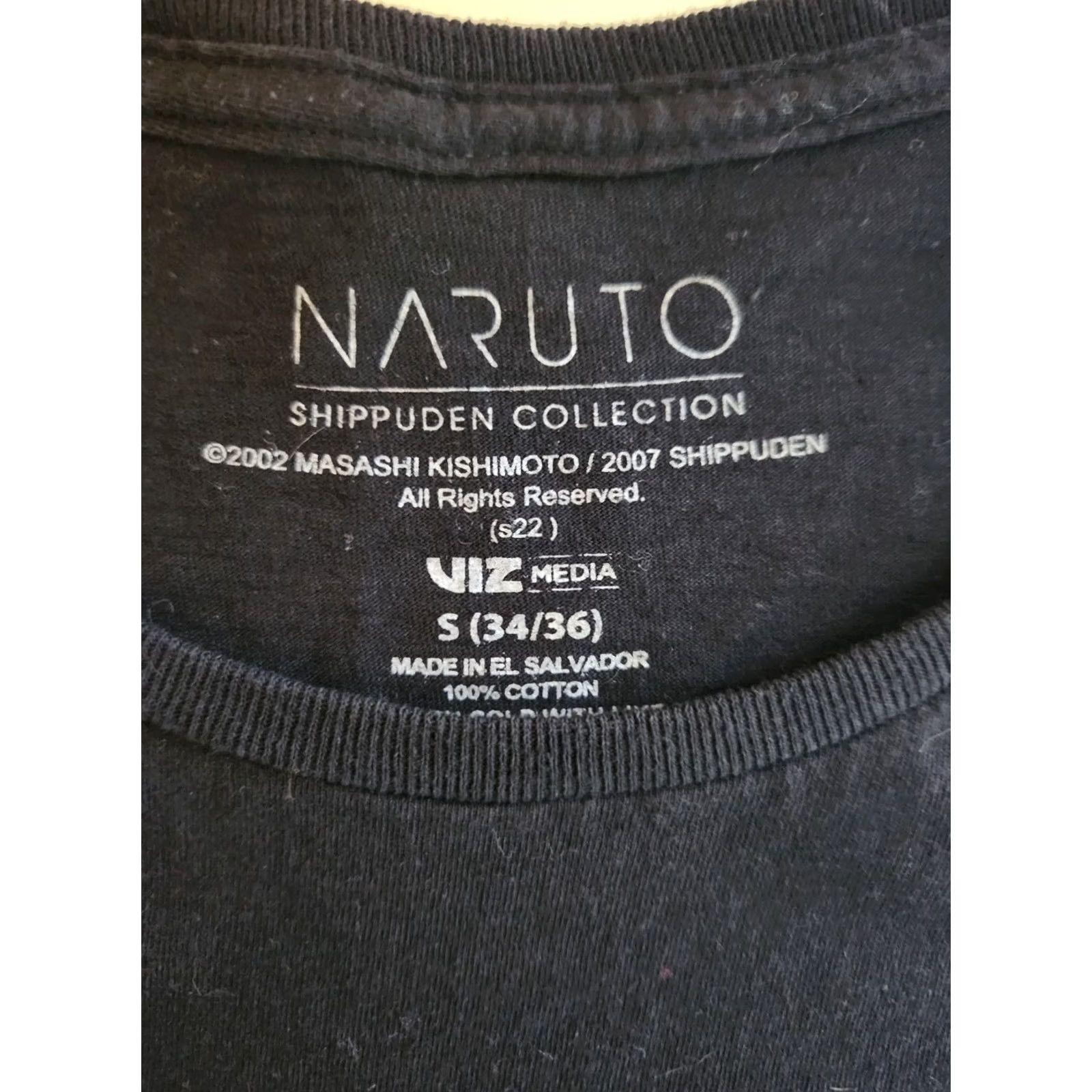 Vintage Naruto Anime Manga Ichiraku Ramen Shop T-Shirt Men's Small Black Short Sleeve Size US S / EU 44-46 / 1 - 2 Thumbnail