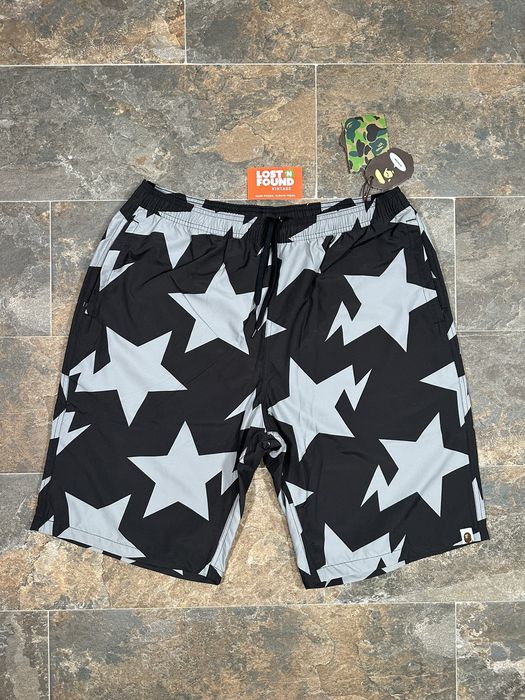 Bape best sale shorts retail