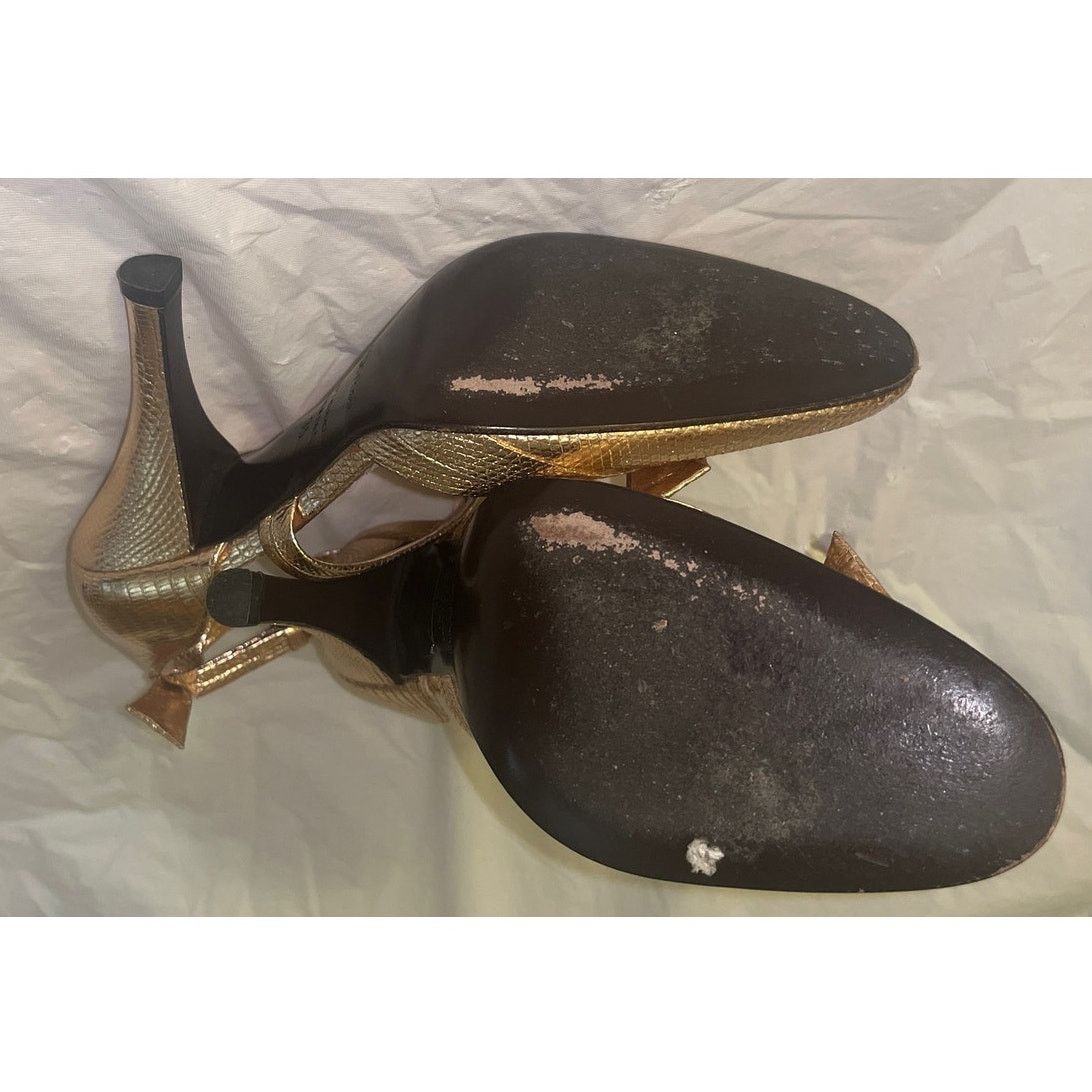 Sergio Rossi Sergio Rossi Rose Gold Pumps Womens Size 35 US: 5 Round Toe Size US 5 / IT 35 - 7 Thumbnail