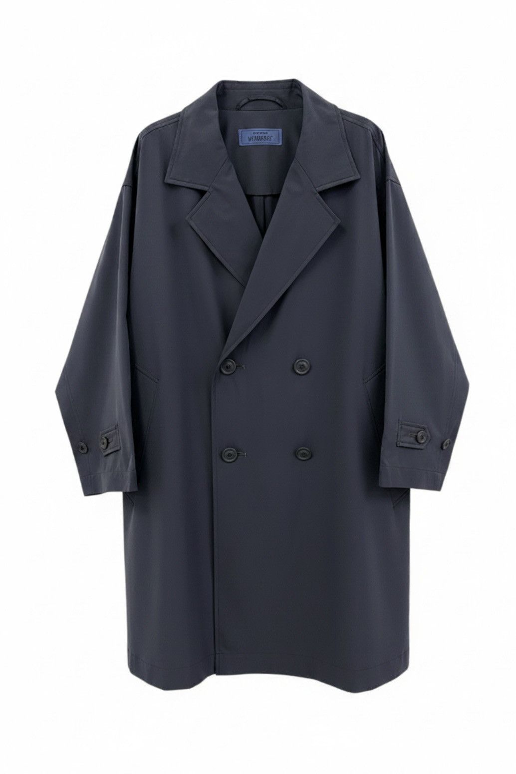 Issey Miyake 1980s Issey Miyake ‘Windcoat” Oversize Double Breasted Coat Size US L / EU 52-54 / 3 - 19 Thumbnail