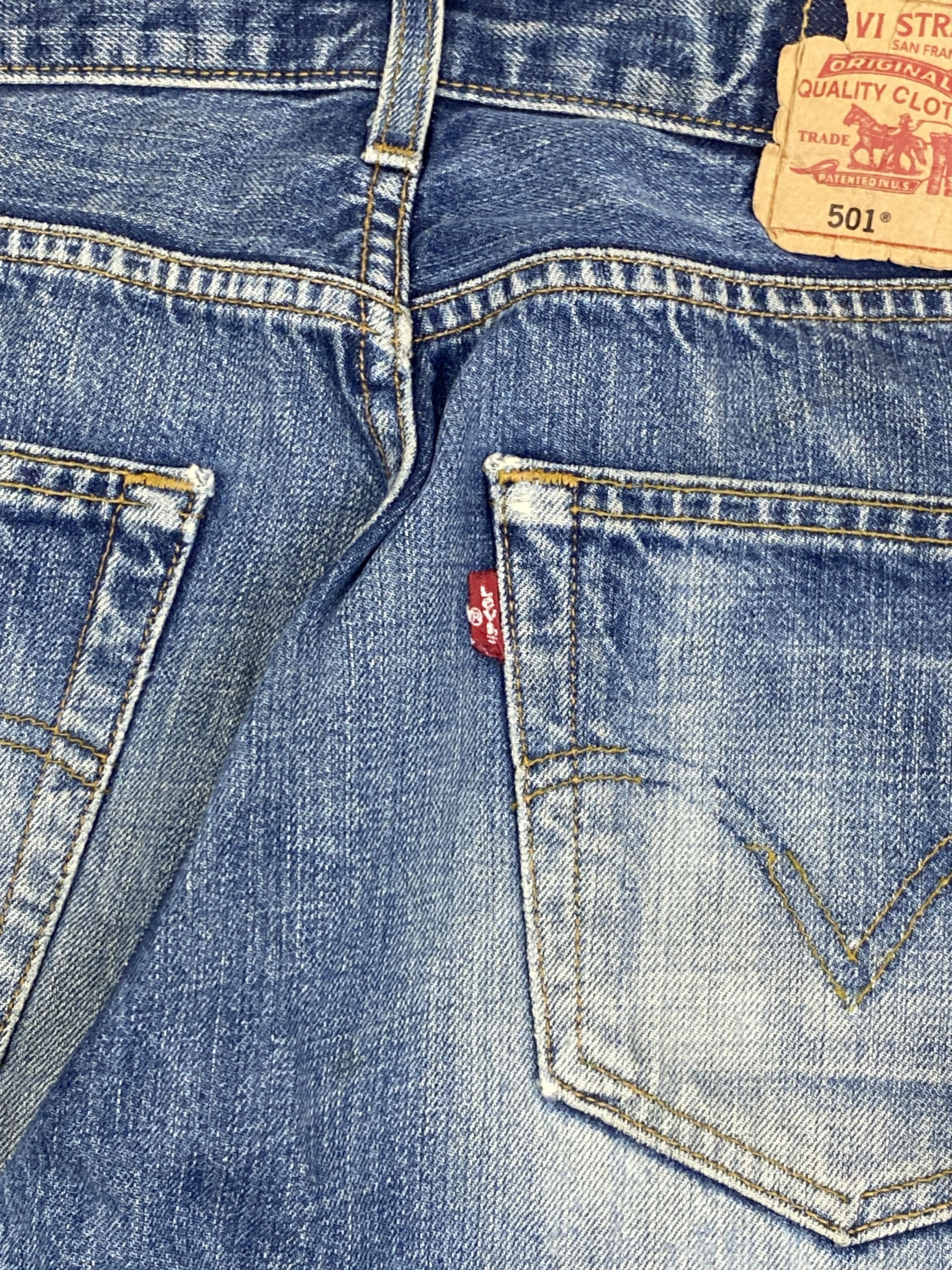Levi's Vintage Levi's 501 Rose Custom Design Jeans DP2765 Size US 30 / EU 46 - 6 Thumbnail