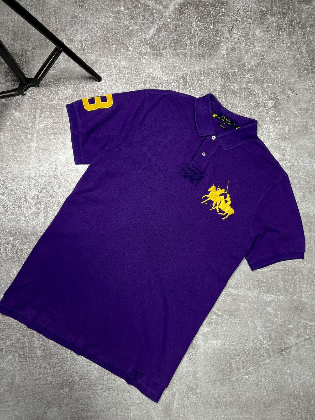 Polo Ralph Lauren Polo Ralph Lauren Purple Big Pony Polo Shirt Size XL Size US XL / EU 56 / 4 - 1 Thumbnail