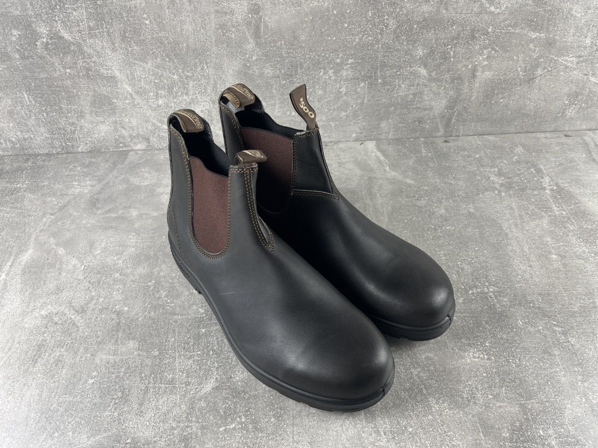 Blundstone Blundstone NWB Model 500 Chelsea Boots Black Leather Size US 12 / EU 45 - 4 Thumbnail