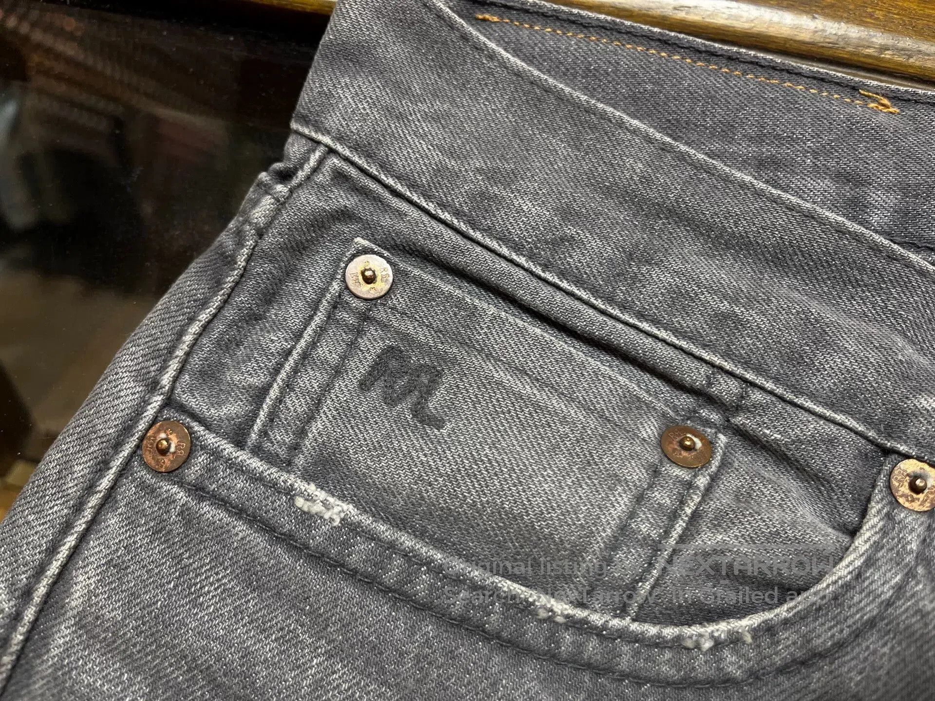 RRL Ralph Lauren gray denim jeans by rrl Ralph Lauren. Size US 29 - 4 Thumbnail