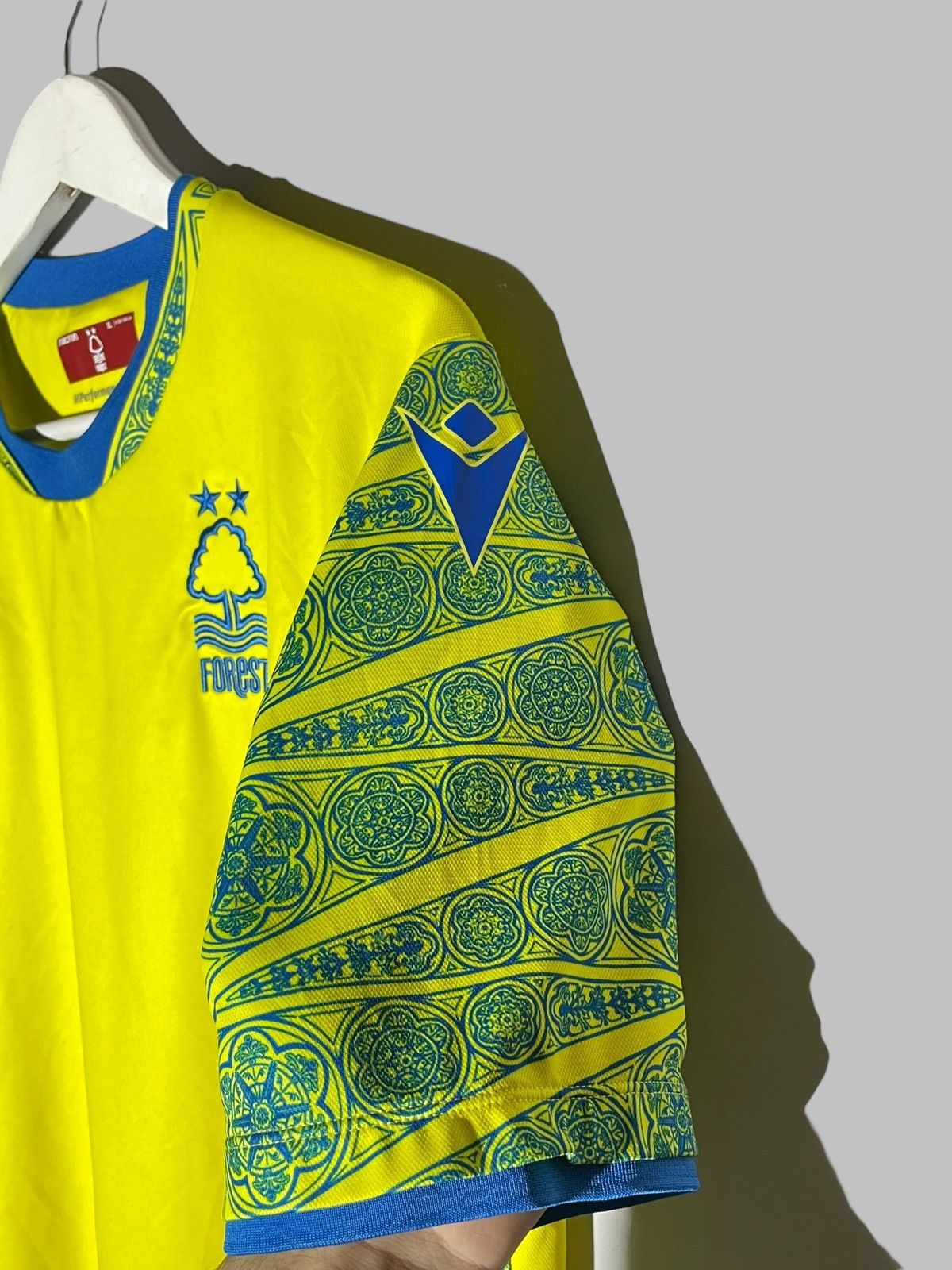 Macron #10 Gibbs-White Nottingham Forest Macron 2022/23 Away Jersey Size US XL / EU 56 / 4 - 5 Thumbnail