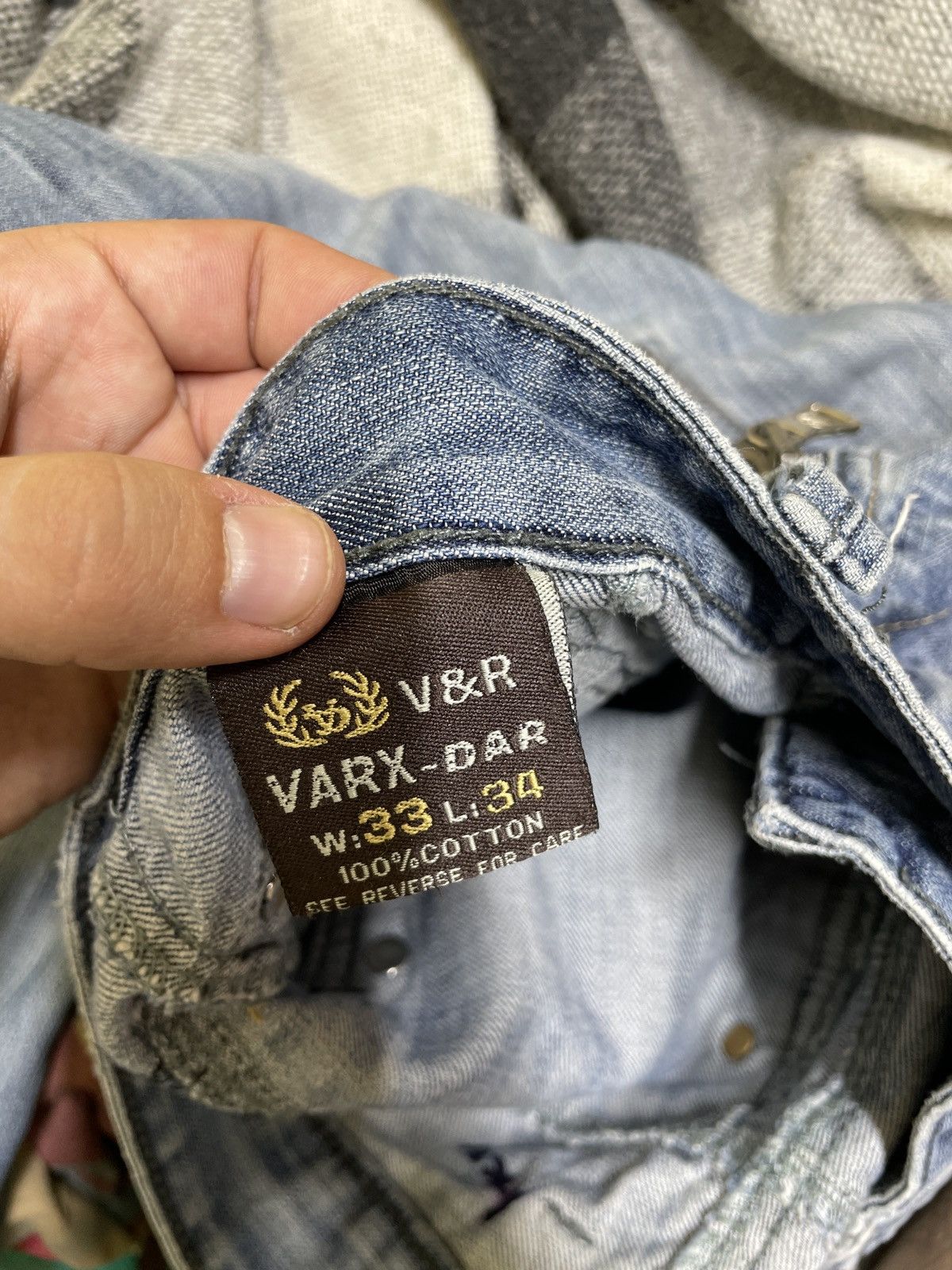 If Six Was Nine × Japanese Brand × Le Grande Bleu (L.G.B.) Y2K Distress Cuffs Denim IFSIXWASNINE Style Size US 33 - 13 Thumbnail