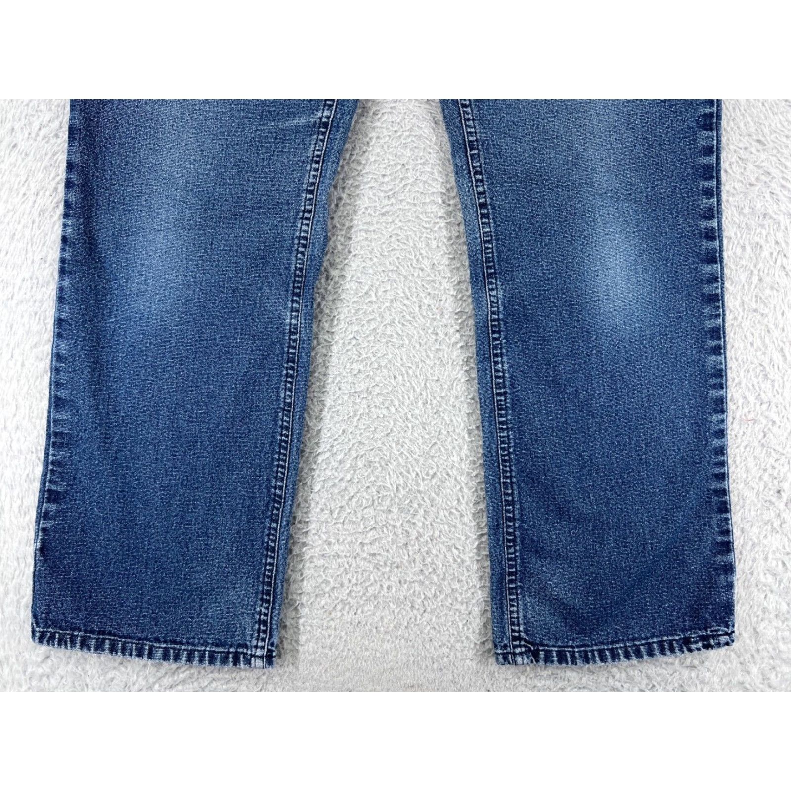Faded Glory Faded Glory Jeans Womens 10 Denim Blue Bootcut Stretch Regular 5-Pocket Inseam 27.5" Cotton Blend Size 32" / US 10 / IT 46 - 5 Thumbnail