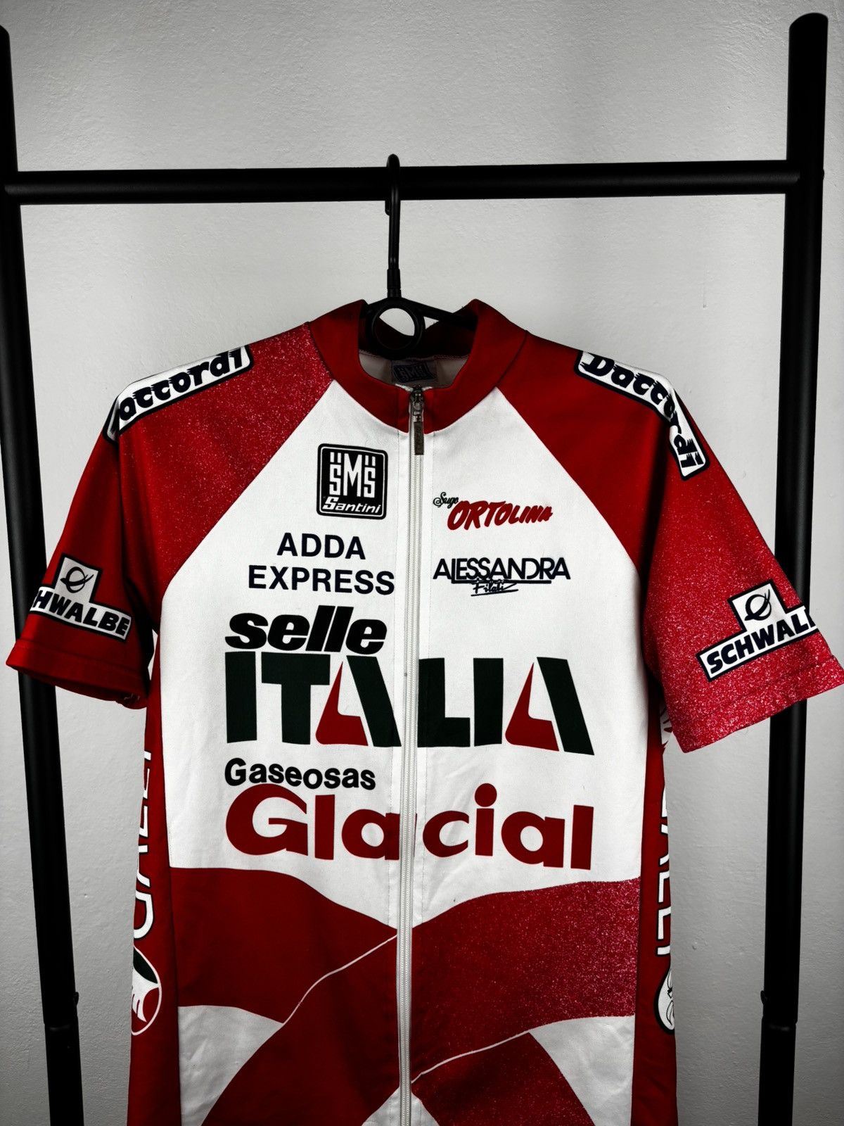 Other SMS Santini Giacial Italia 1998 vintage jersey L Size US L / EU 52-54 / 3 - 3 Thumbnail