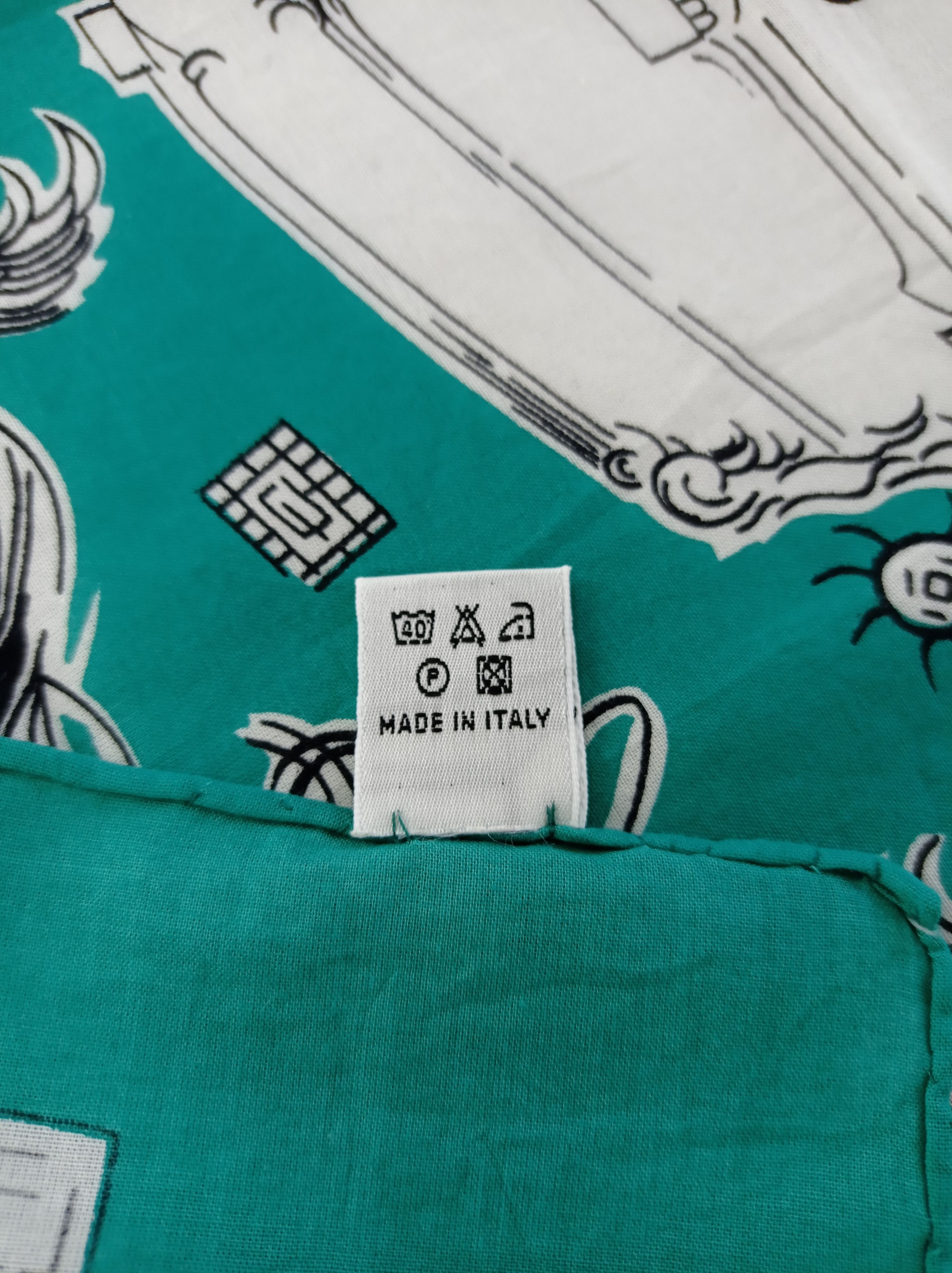 Designer × Jewelry × Vintage Vintage Chantecler Capri Handkerchief / Neckwear / Bandana Size ONE SIZE - 6 Thumbnail