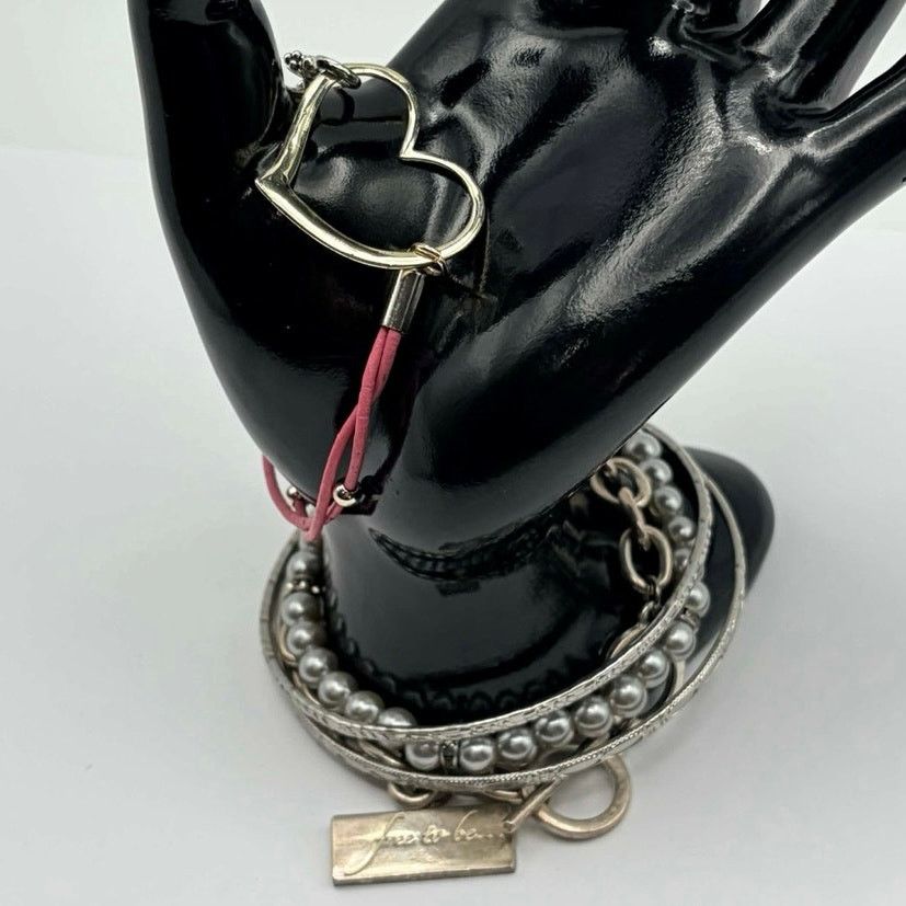 Other Pink & Silver Heart Bracelet Bundle Size ONE SIZE - 2 Thumbnail