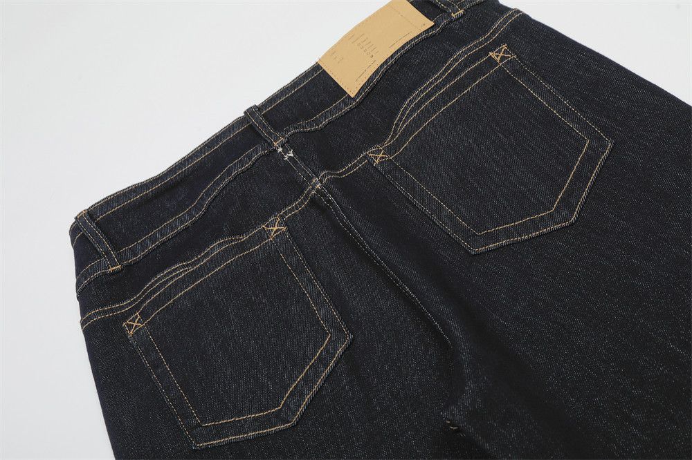Jean High street American men's loose wide-leg flared jeans Size US 32 / EU 48 - 5 Thumbnail