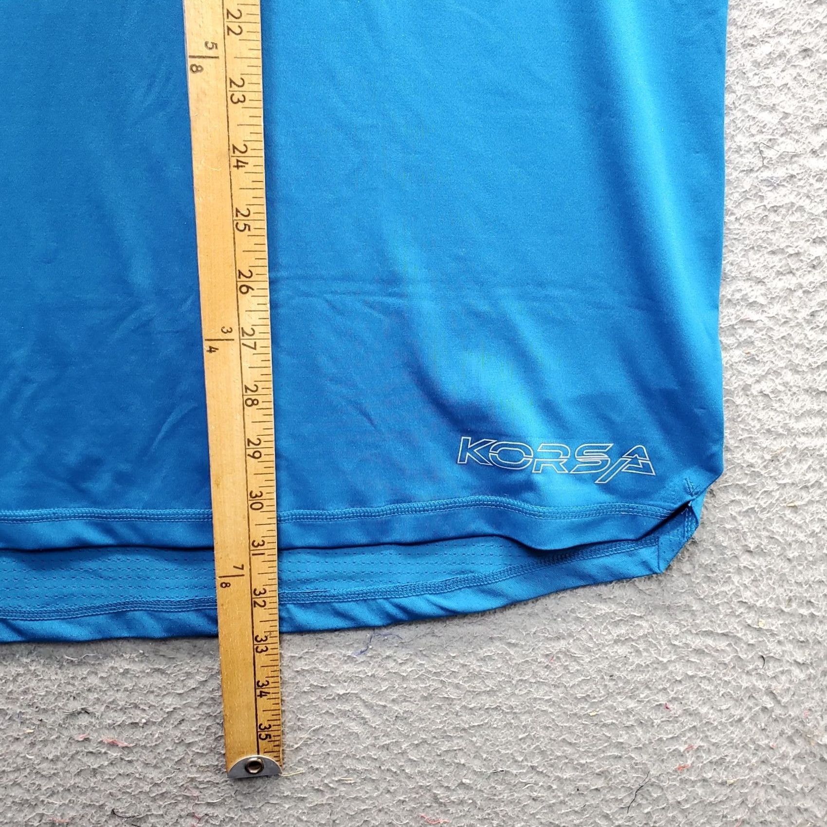 Vintage Road Runner Sports Korsa Running T-Shirt Mens XXL Blue Performance Stretch Shirt Size US XXL / EU 58 / 5 - 3 Thumbnail