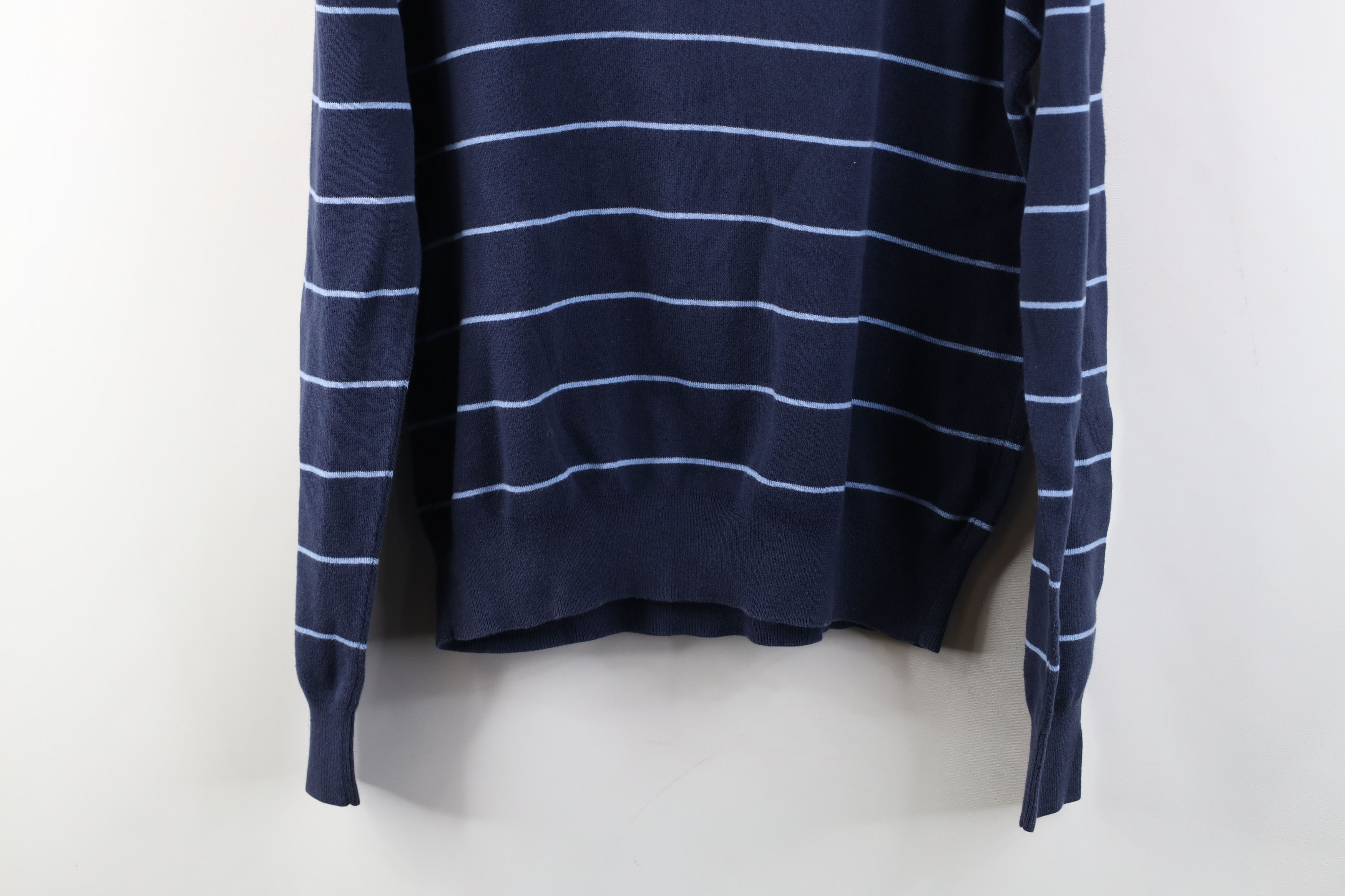 Polo Ralph Lauren Vintage 90s Ralph Lauren Striped Pima Cotton Knit Sweater Size US M / EU 48-50 / 2 - 11 Thumbnail