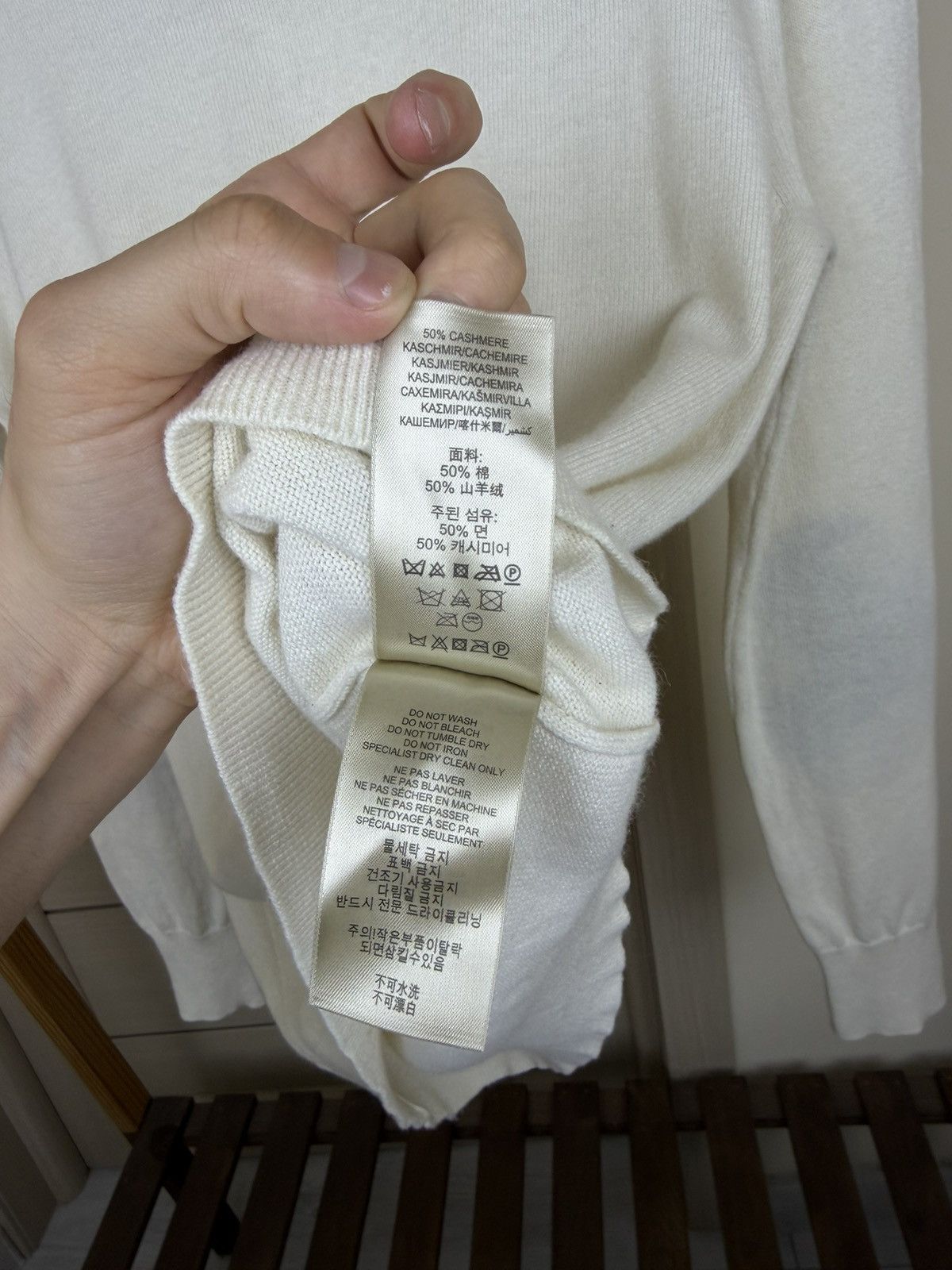Burberry Vintage Burberry brit cotton cashmere sweater size L Size L / US 10 / IT 46 - 11 Thumbnail