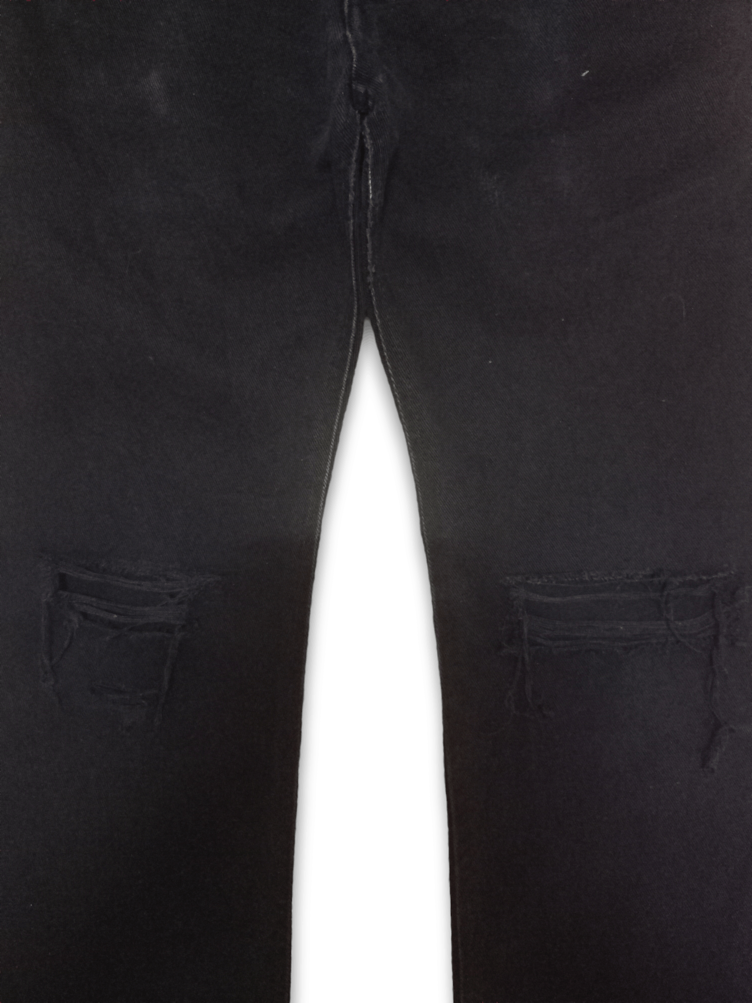 Japanese Brand Vintage Japanese Brand Studded Black Loose Jeans 28x29 Size US 28 / EU 44 - 6 Thumbnail