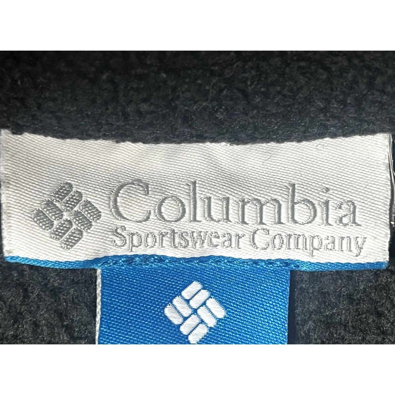 Vintage Columbia Vest Jacket Black S Mock Neck Fleece Zipper Pockets Waist Length Mens Regular Jacket Size US S / EU 44-46 / 1 - 5 Thumbnail