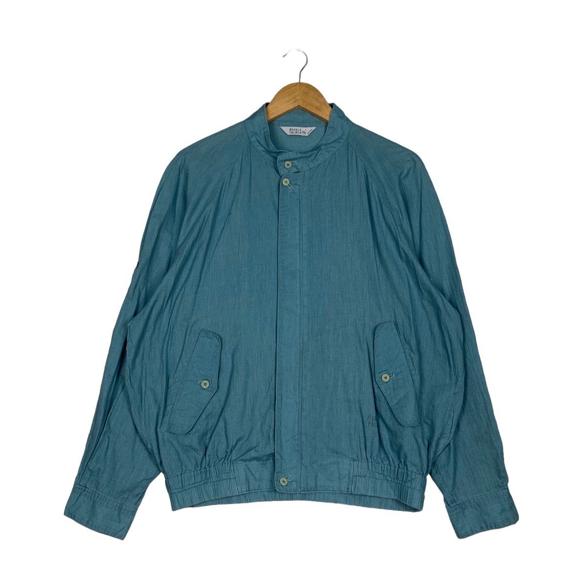 Japanese Brand ARNOLD PALMER Cotton Light Jacket Turquoise #0969-C43 Size US L / EU 52-54 / 3 - 1 Thumbnail