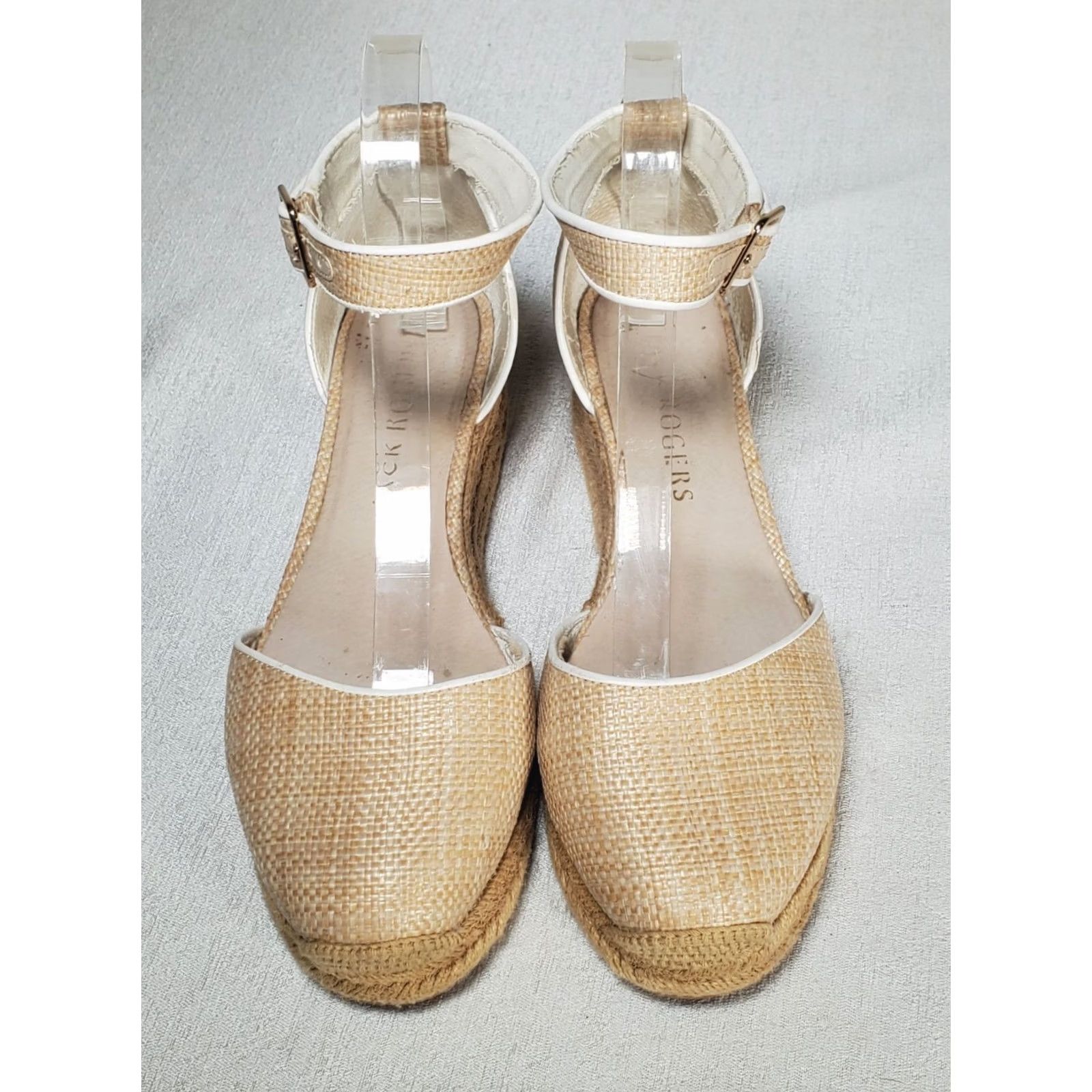 Jack Rogers VINTAGE Jack Rogers Palmer Espadrille Sandals Closed Toe Natural Women’s 9 M NFTW? Size US 9 / IT 39 - 7 Thumbnail
