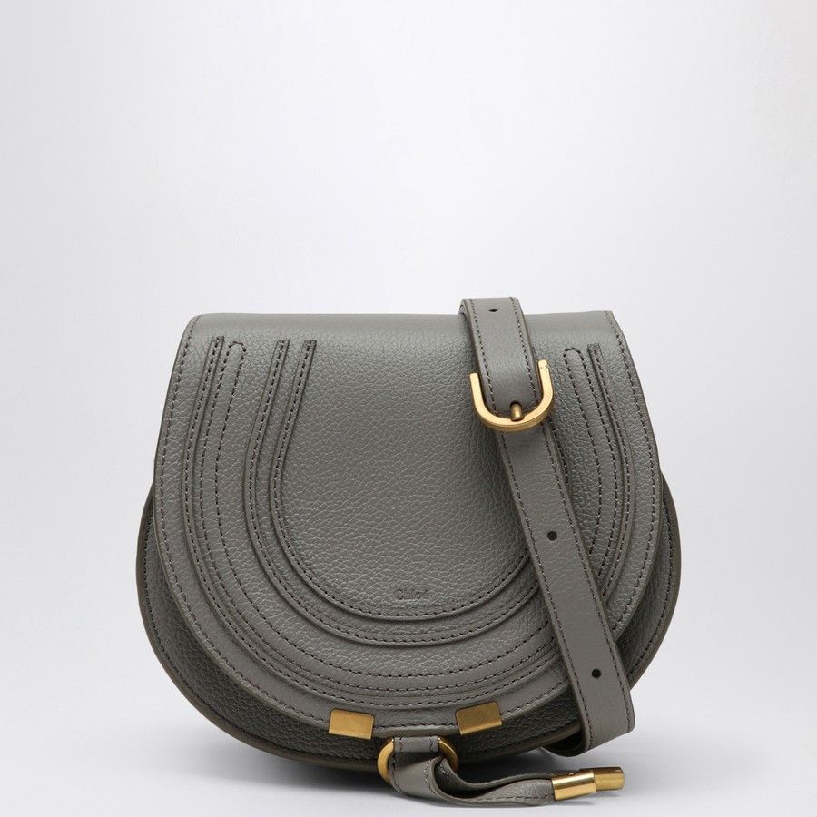 Chloe o1d2blof0824 Size : OS / Small Saddle Bag in Grey Size ONE SIZE - 1 Thumbnail