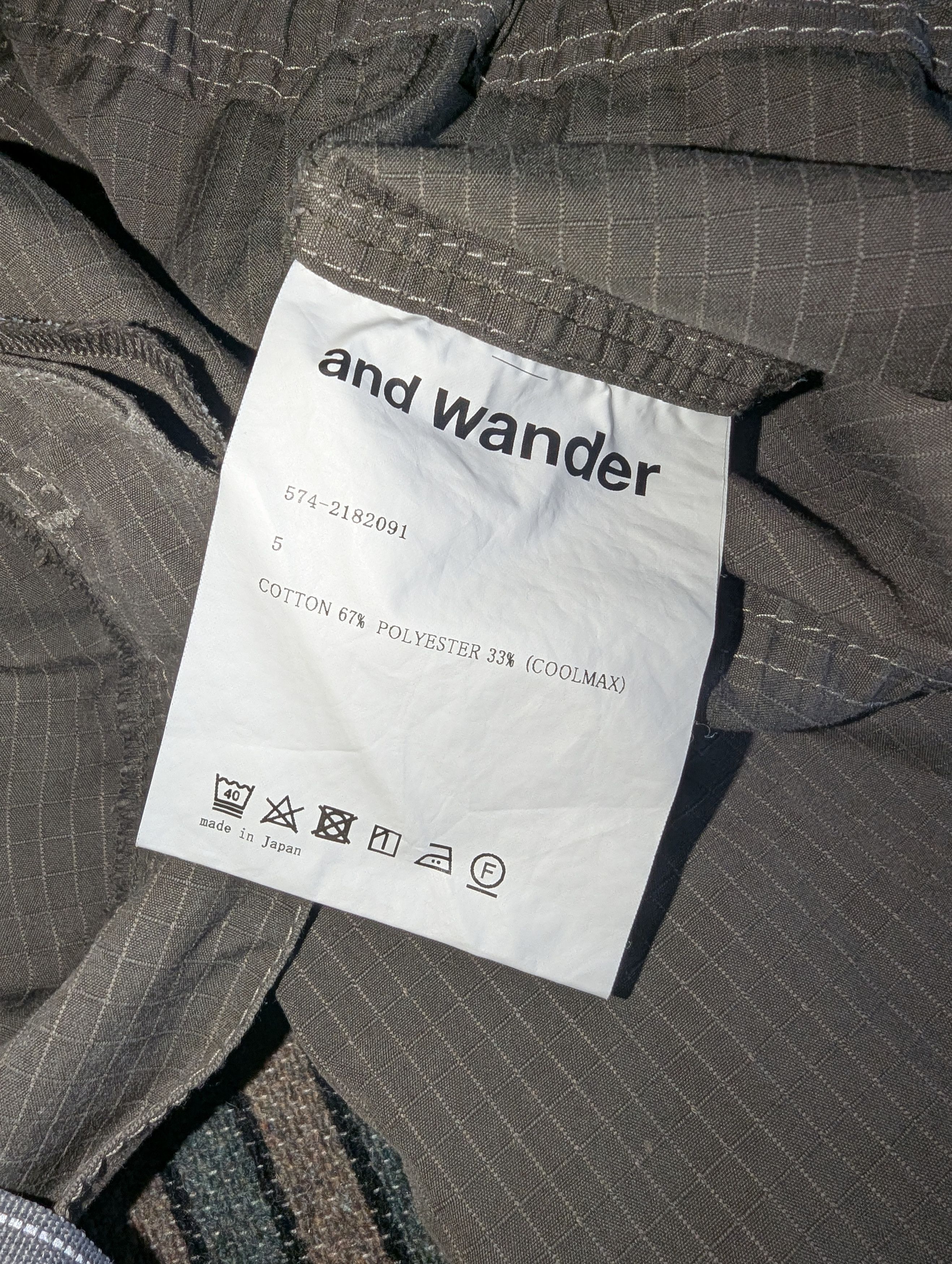And Wander Japanese And Wander Trek Hiking Pants Size US 36 / EU 52 - 5 Thumbnail