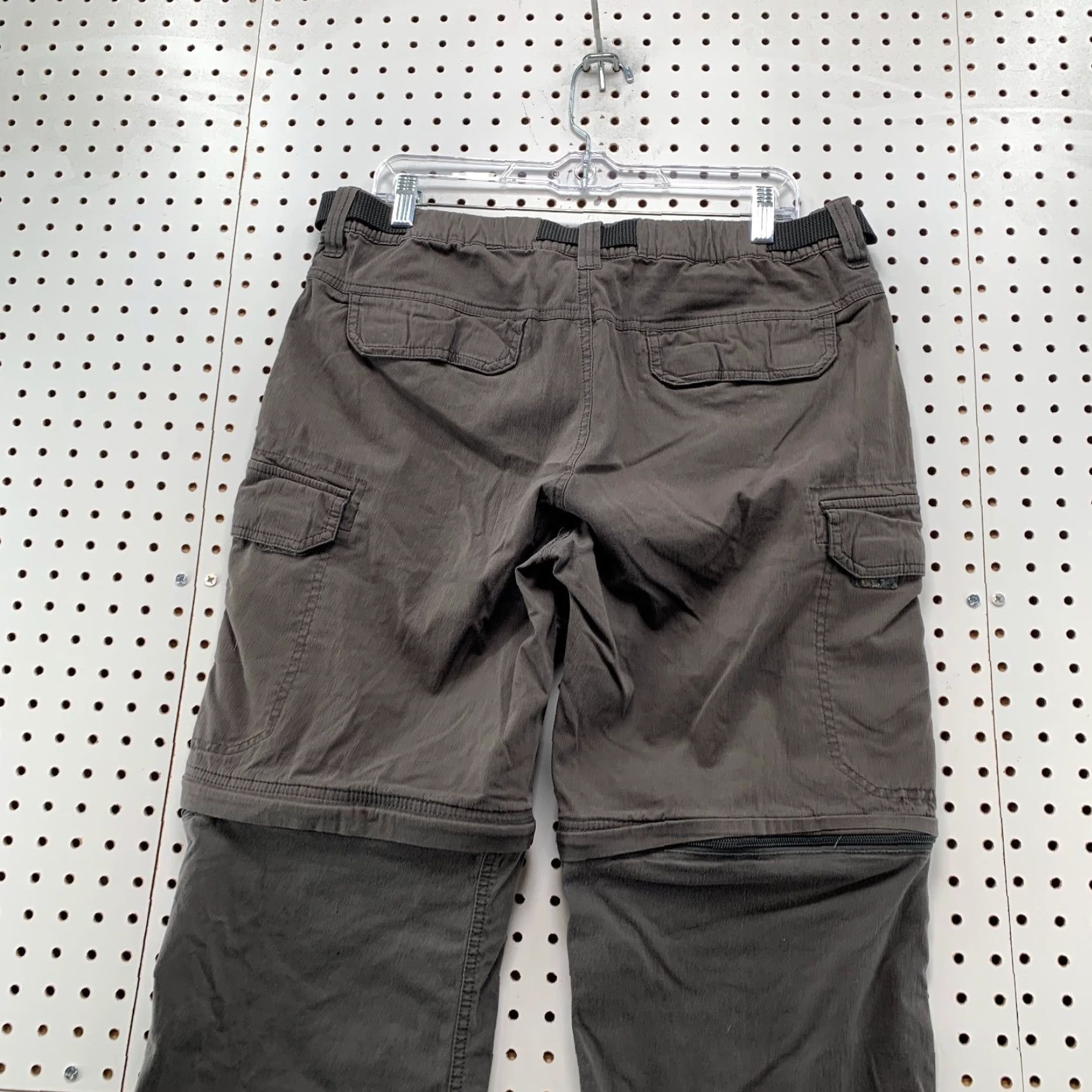 Vintage VINTAGE BC Clothing Cargo Pants Mens Large Regular Gray 35x30 Convertible 90s Size US 33 - 7 Thumbnail