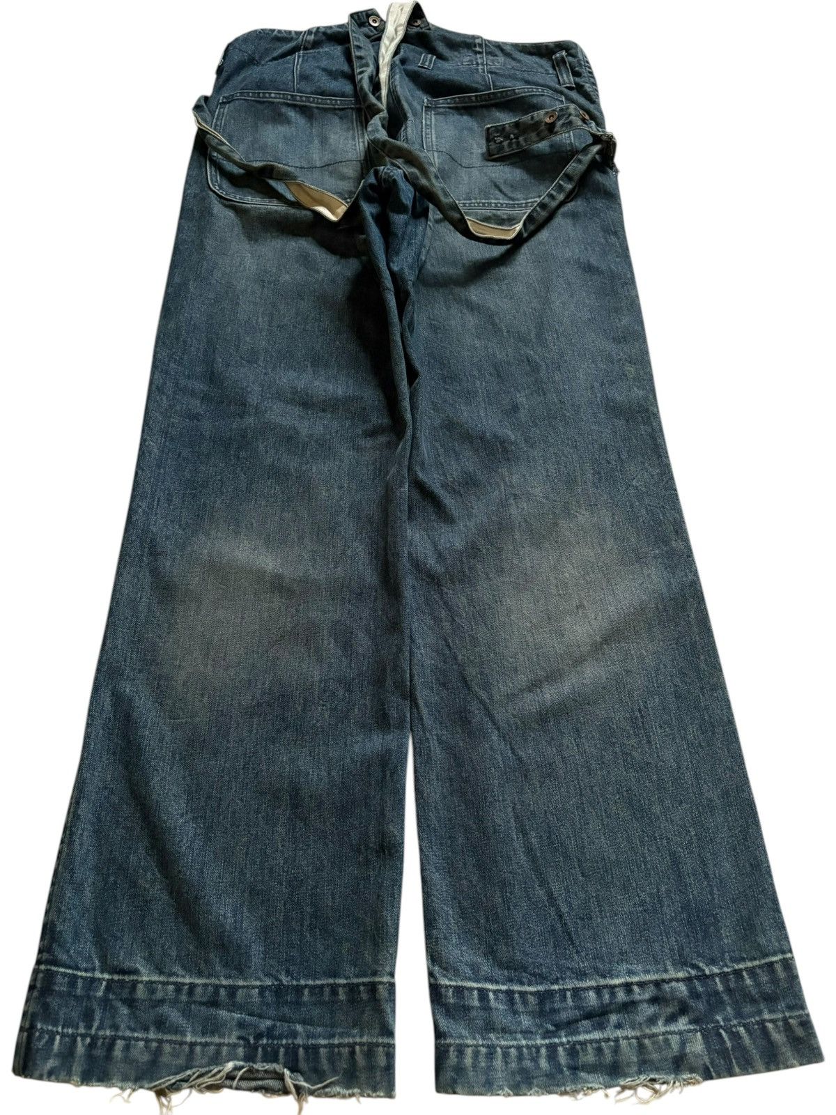 Gap Vintage Gap Mud Wash Suspenders Style Loose Baggy Jeans Size US 38 / EU 54 - 2 Thumbnail