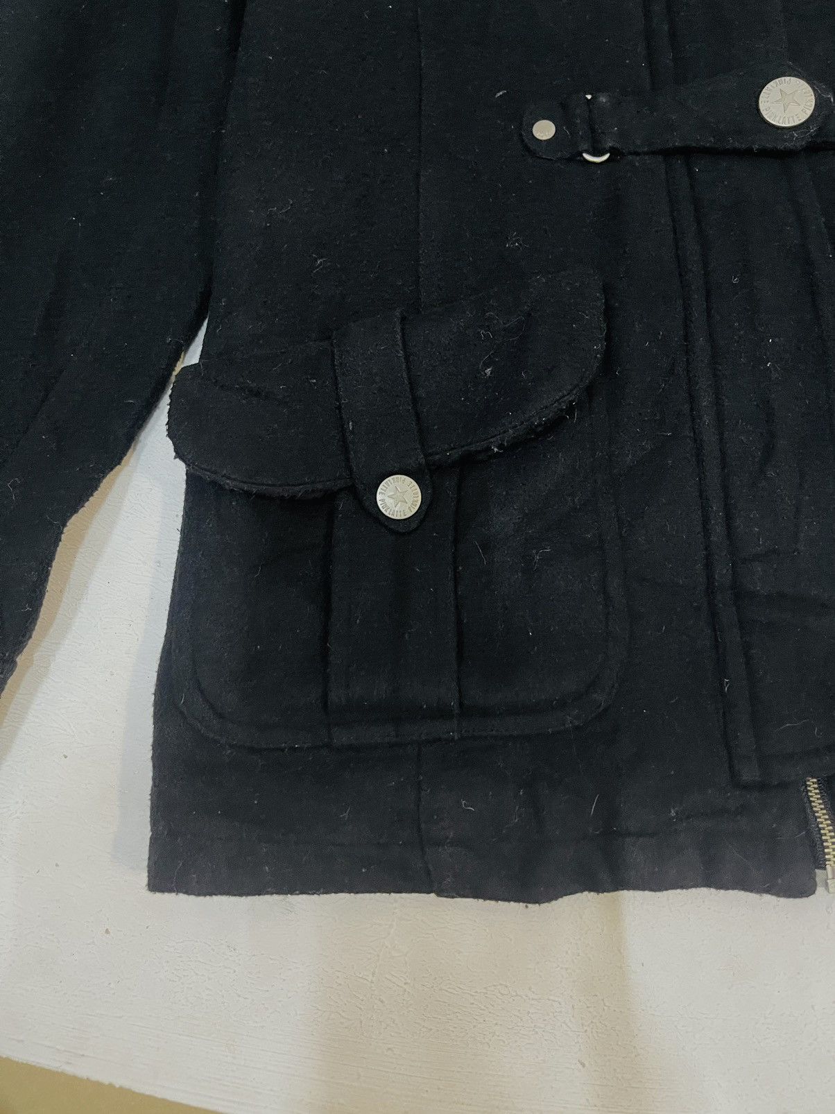 Japanese Brand × KMRii × Yasuyuki Ishii Pink Latte Design Punk Bondage Wool Jacket (06) Size M / US 6-8 / IT 42-44 - 11 Thumbnail