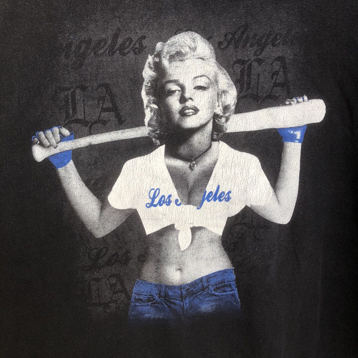 Vintage Madonna Big Priny Los Angelas MLB Shirt Size US XXL / EU 58 / 5 - 3 Thumbnail