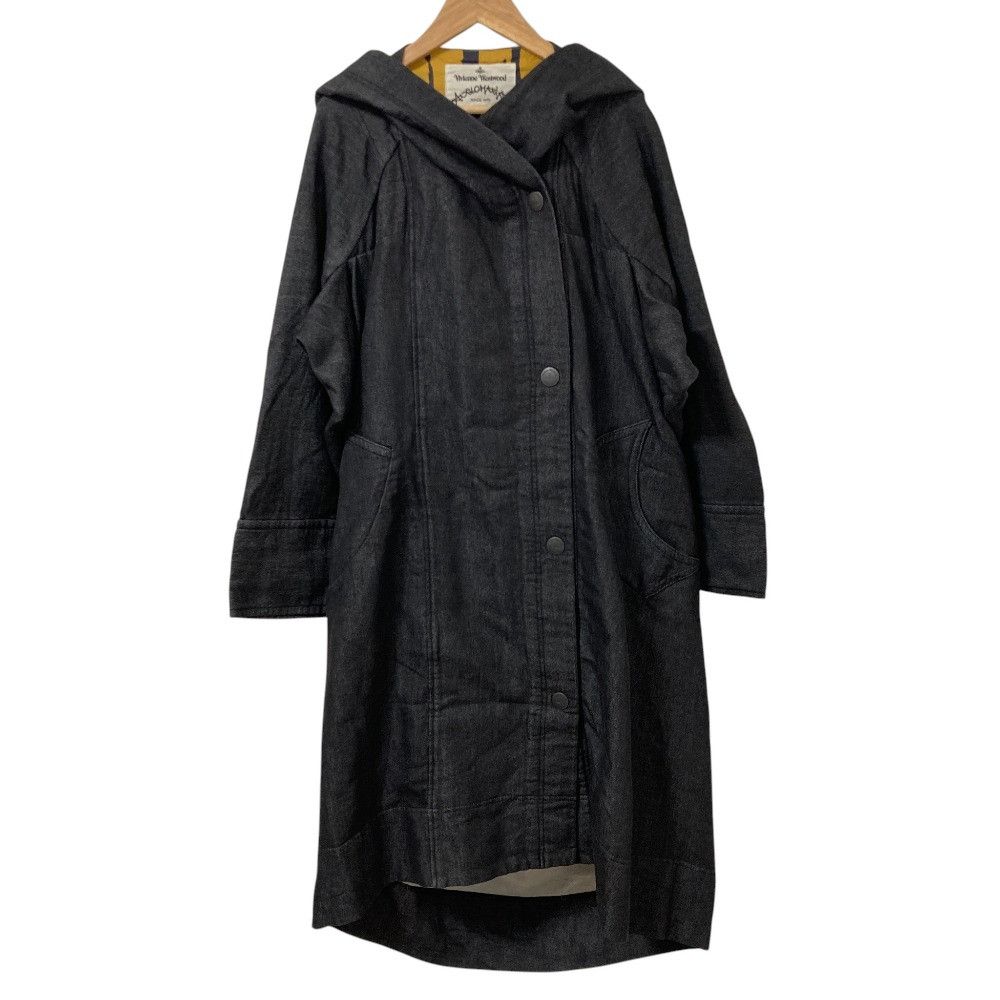 Vivienne Westwood Vivienne Westwood Vivienne Westwood Anglomania Denim Hoodie Coat Textile Outerwear 15-01-672001 DUTY FREE for USA Size ONE SIZE - 1 Thumbnail