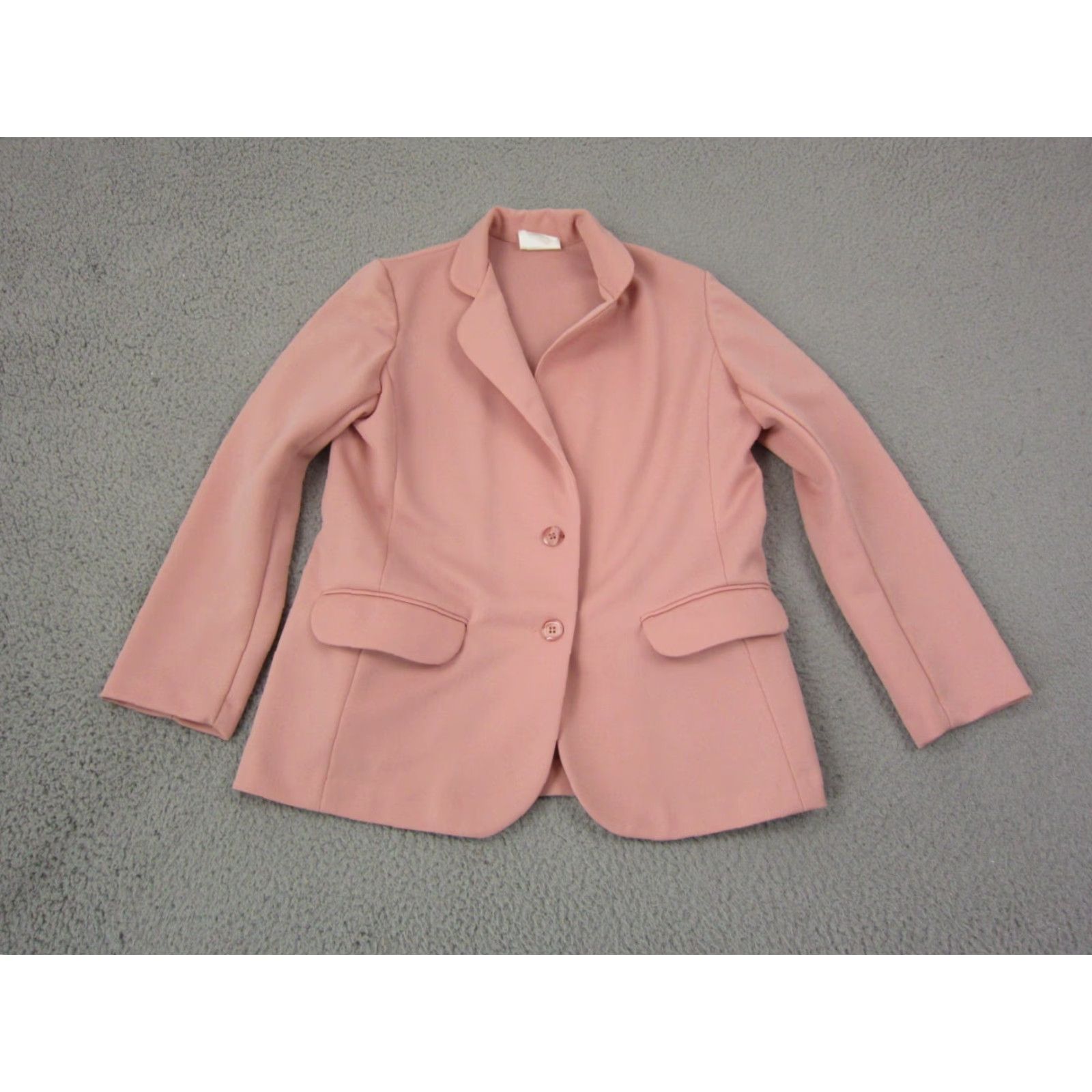 Sears VINTAGE Sears Jacket Womens Size 10 Pink Blazer 60s 70s Ladies Career Suit Shirt Hat? Size L / US 10 / IT 46 - 2 Thumbnail