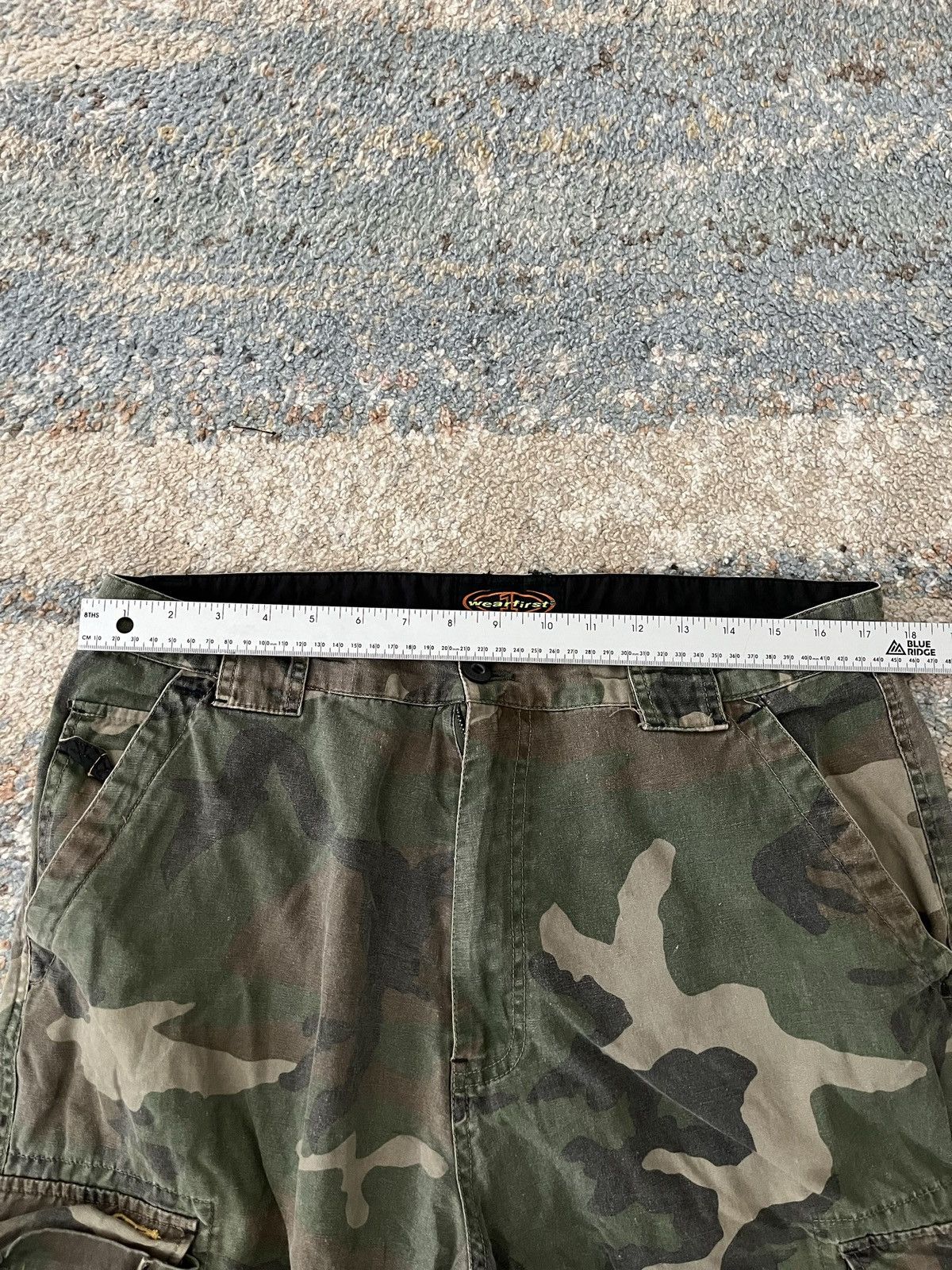 Vintage VTG Y2K Baggy Camo Cargo Pants 36x27 Size US 36 / EU 52 - 2 Thumbnail