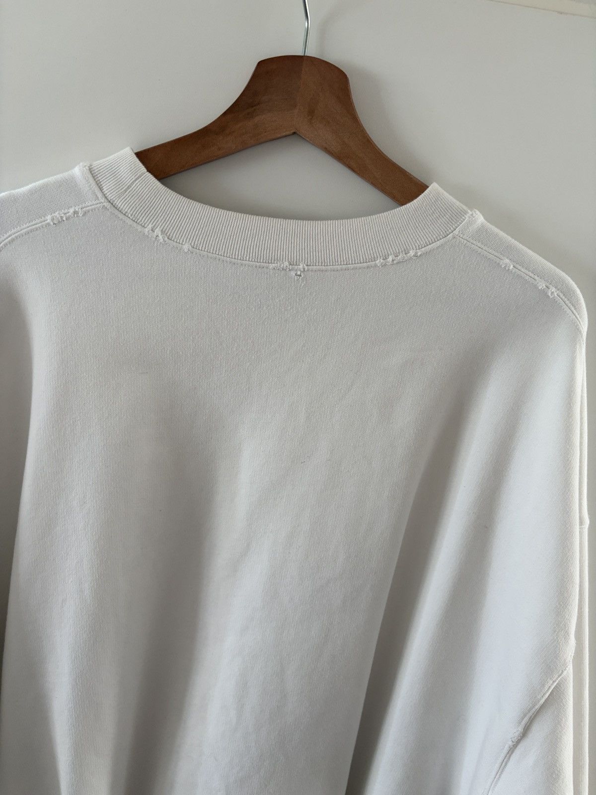 Balenciaga Balenciaga script logo crewneck white Size US L / EU 52-54 / 3 - 9 Thumbnail