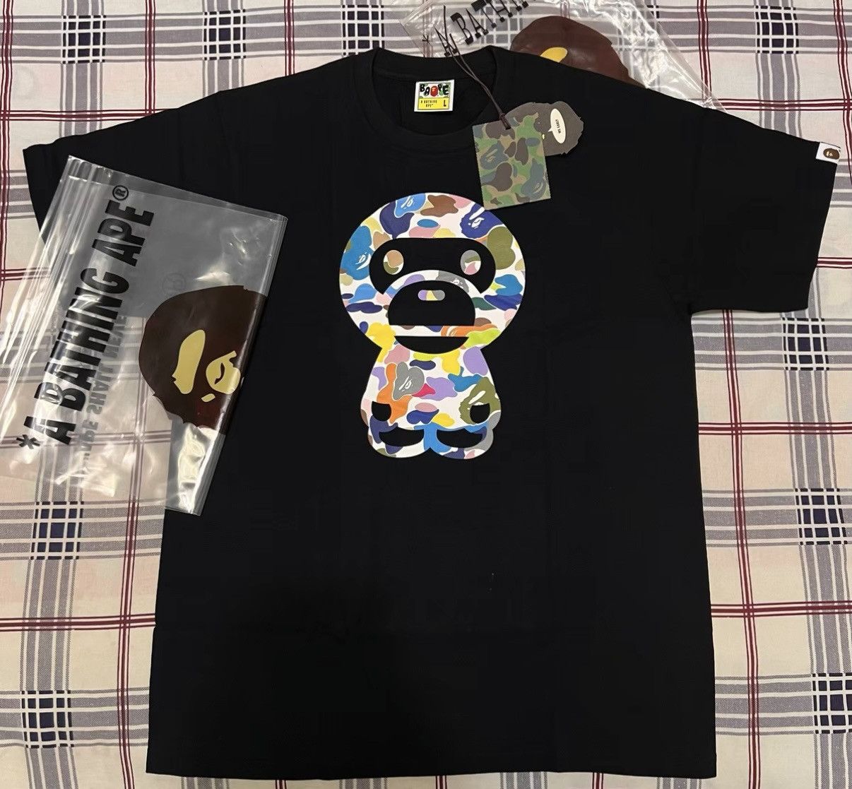 Bape BAPE OG Nigo Era Brand New Black Tee Size US L / EU 52-54 / 3 - 1 Thumbnail