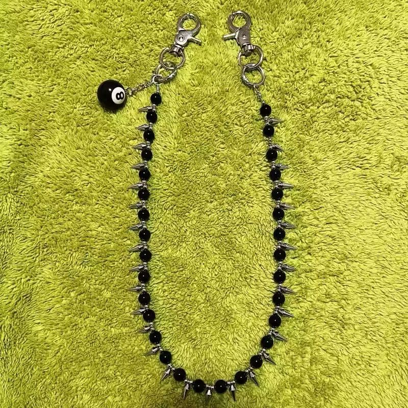 Jewelry Round Beads Waist Pants Chain Size ONE SIZE - 2 Thumbnail