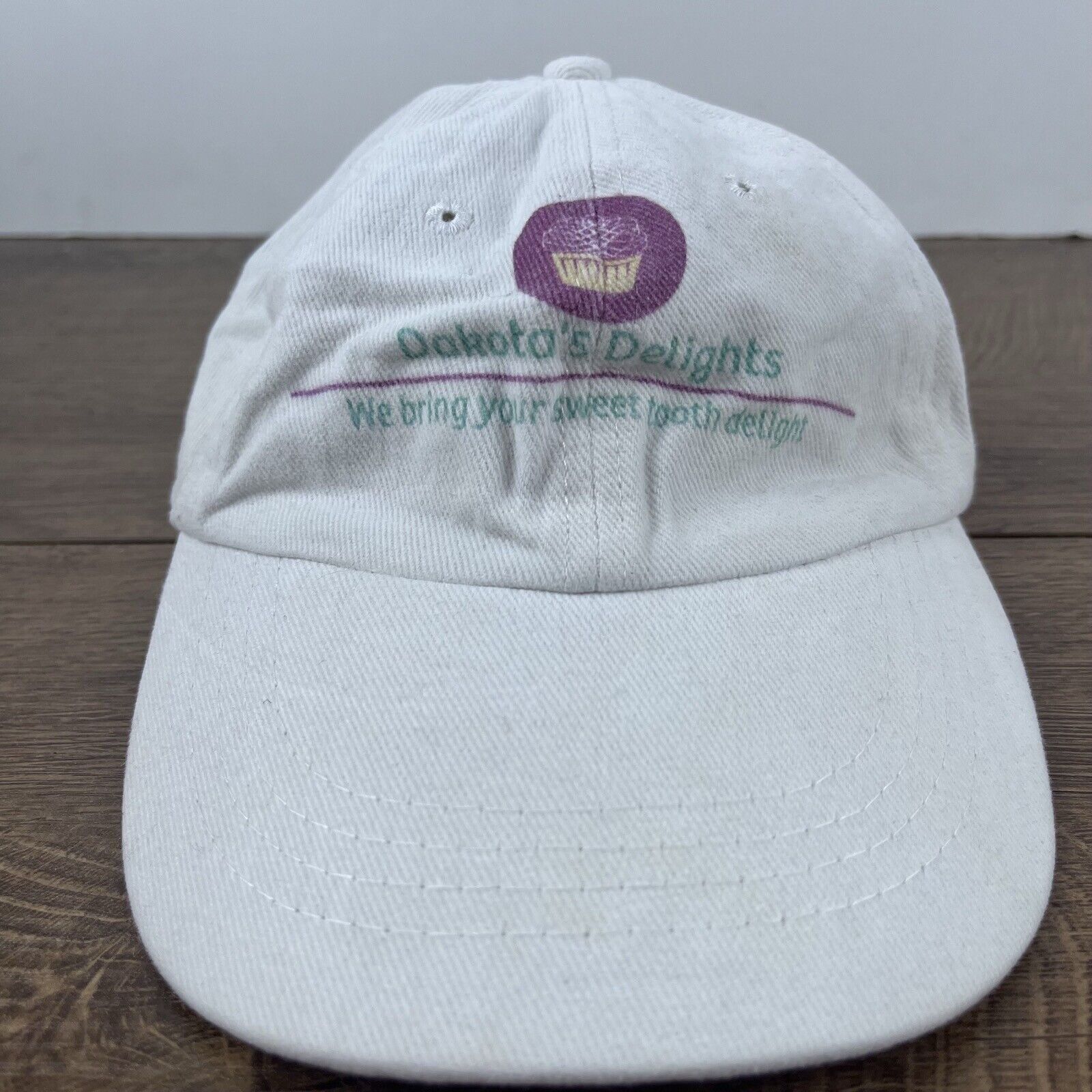 Other Dakota's Delights Hat White Cap Hat Adjustable Hat White Adu Size ONE SIZE - 4 Thumbnail