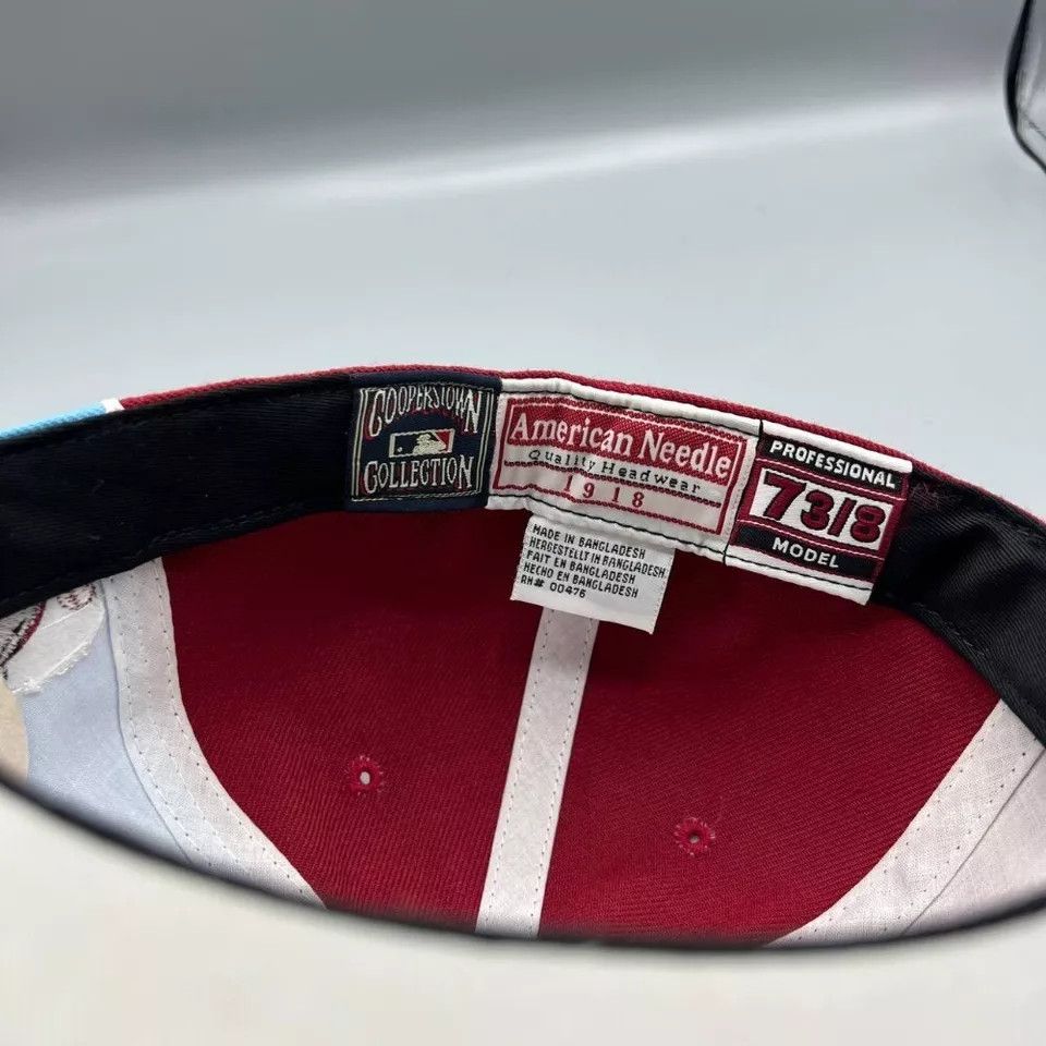 American Needle × Vintage Philadelphia Phillies Hat Men 7 3/8 American Needle Fitted Size ONE SIZE - 5 Thumbnail