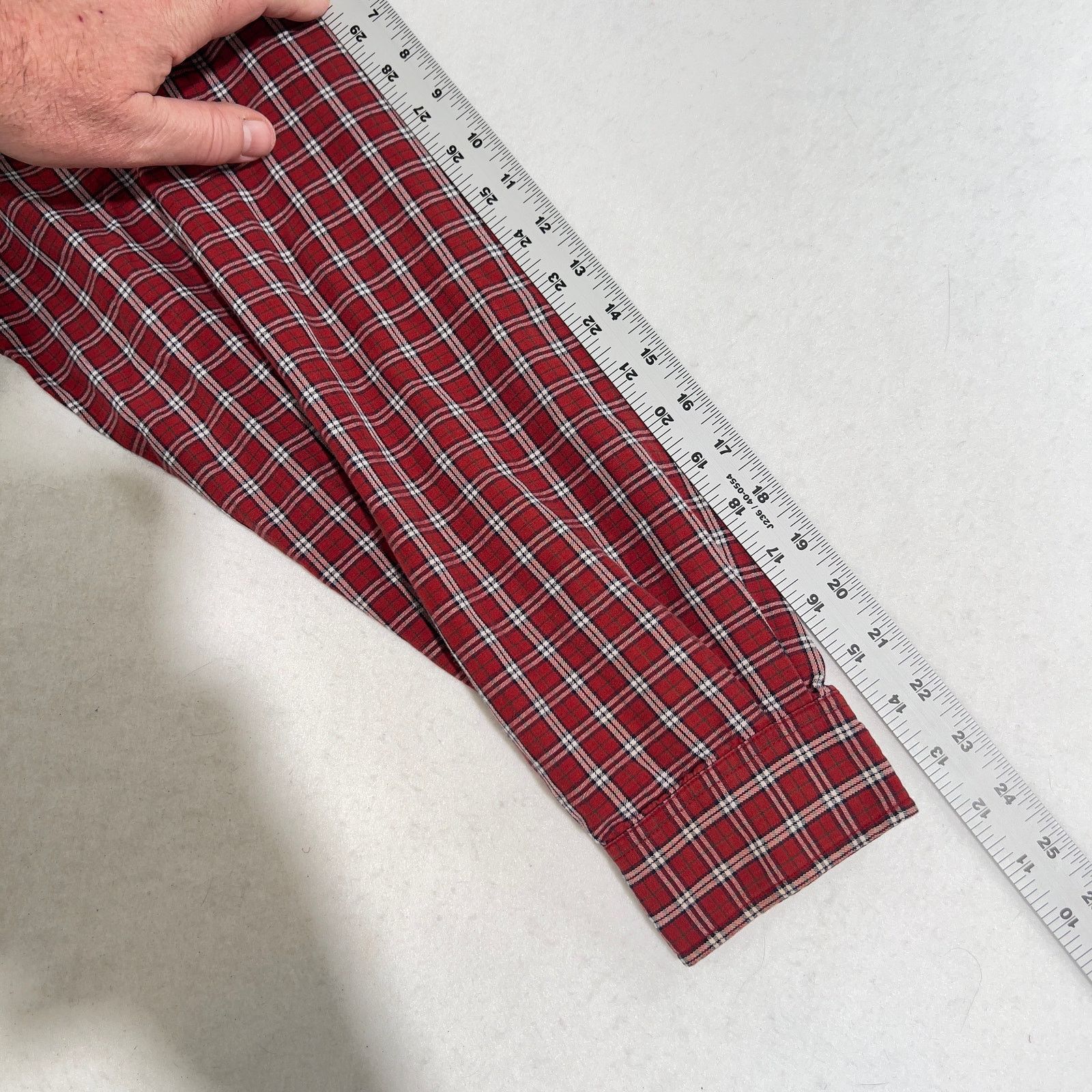 Eddie Bauer Eddie Bauer Outlet Button Down Shirt Men's Large Flannel Red Size US L / EU 52-54 / 3 - 7 Thumbnail