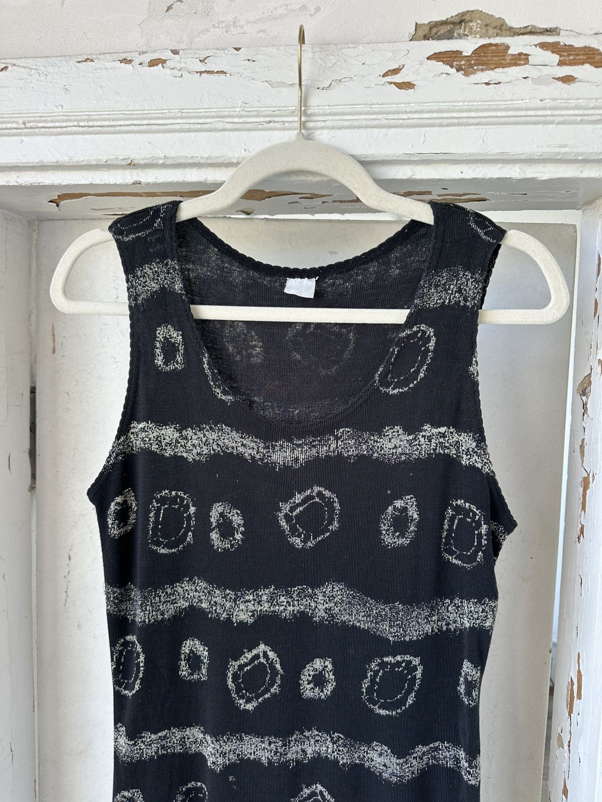 If Six Was Nine × Japanese Brand × Vintage Vintage Black Spotted Top Size M / US 6-8 / IT 42-44 - 2 Thumbnail