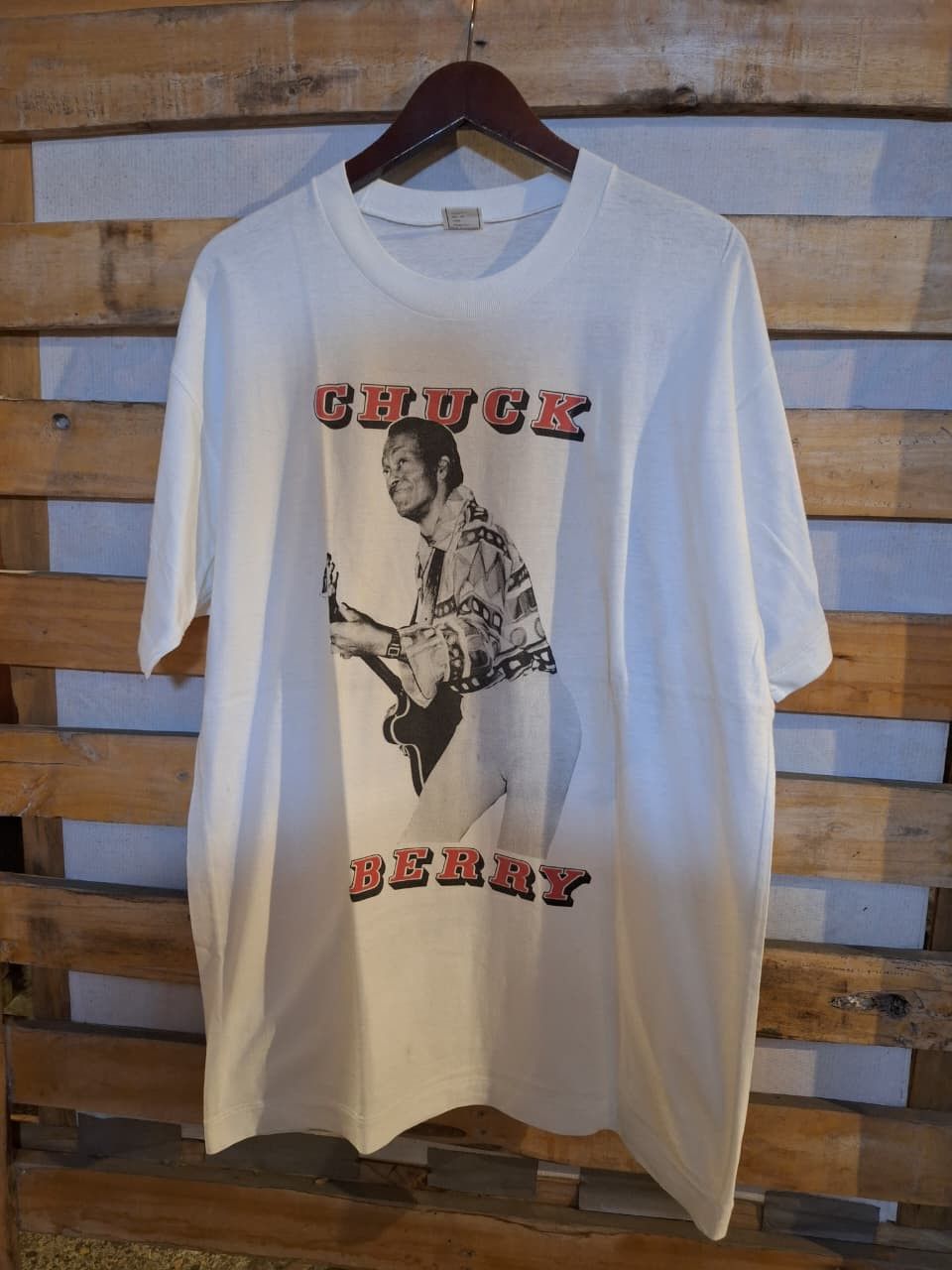 Band Tees VINTAGE 90s CHUCK BERRY EUROPEAN TOUR 1990 Size US L / EU 52-54 / 3 - 1 Thumbnail