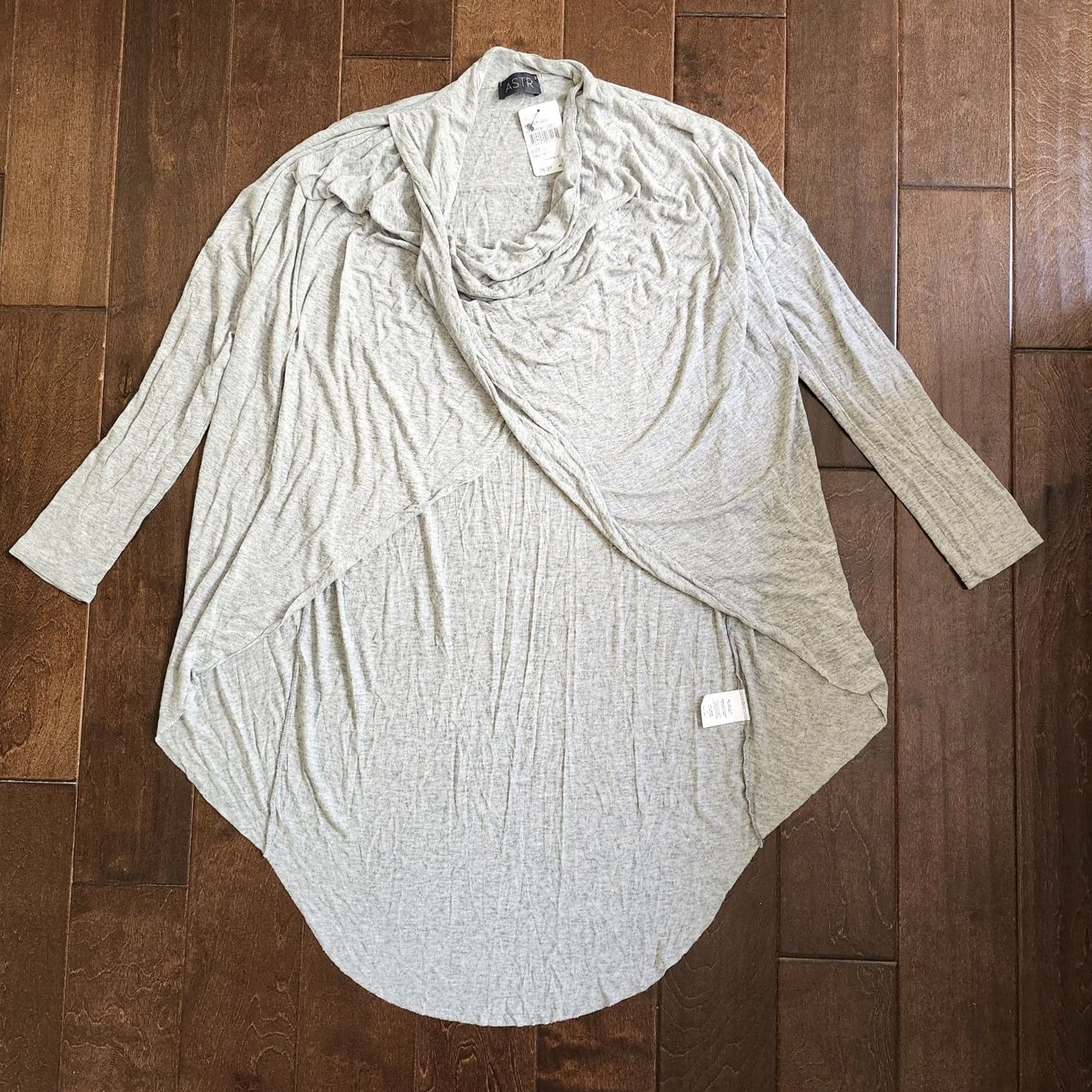 Vintage ASTR Blouse Cowl Neck Gray - Women - Size L - NWT Size L / US 10 / IT 46 - 2 Thumbnail