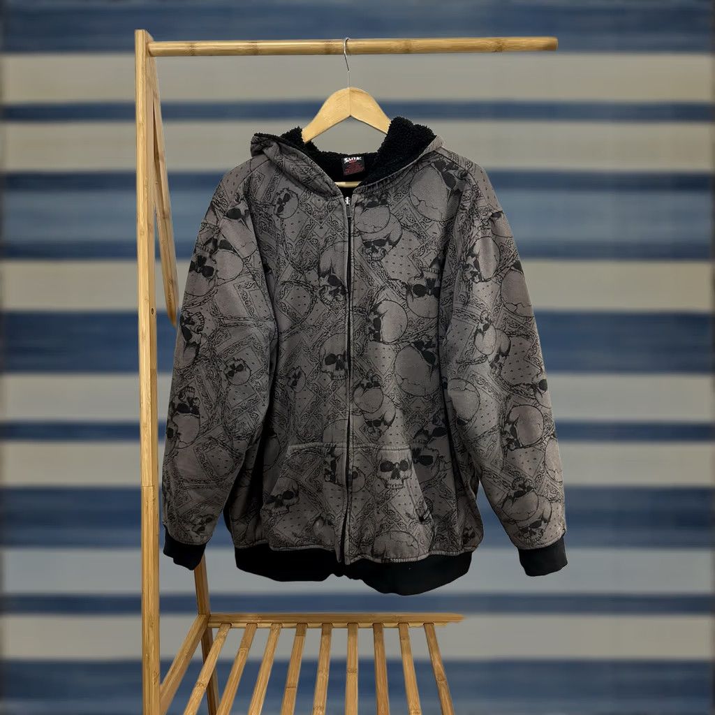 Stussy × Vintage VTG STUSSY ZIP HOODIE GUATEMALA OG SKATE STYLE