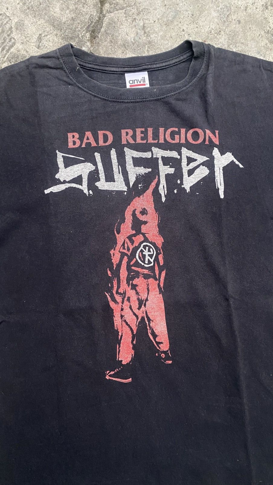 Band Tees × Vintage Vintage Bad Religion Shirt Bad Religion Suffer shirt Size US M / EU 48-50 / 2 - 2 Thumbnail