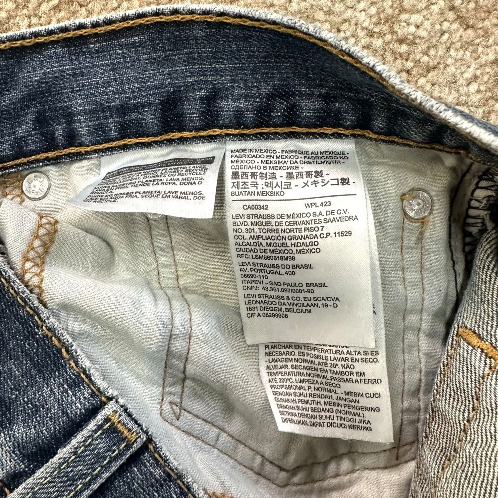 Levi's Levi's 559 Relaxed Straight Jeans Men 33x30 Blue Denim Pants Casual Everyday Free Returns Size US 33 - 4 Thumbnail
