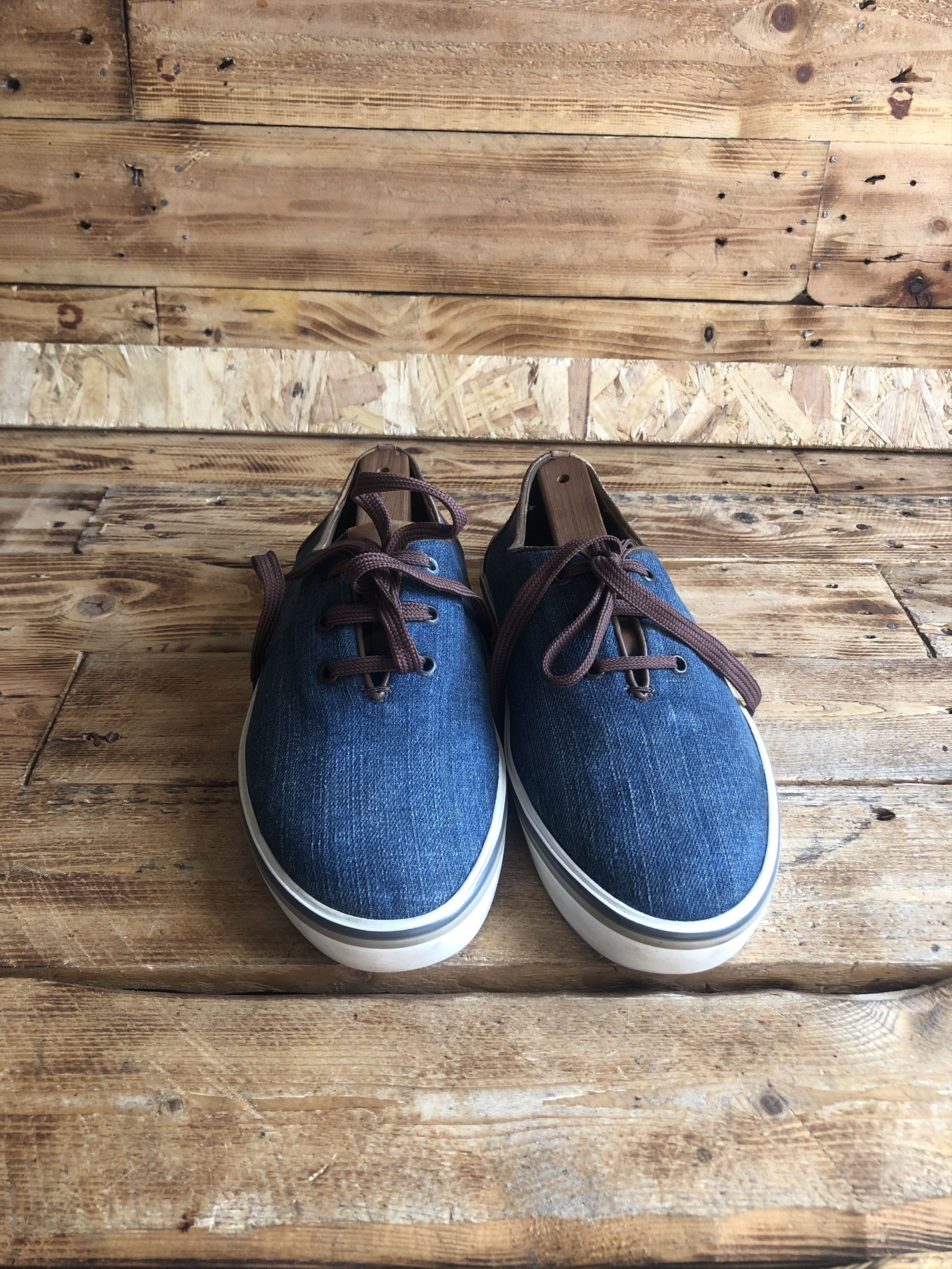 Berluti Berluti low trainers denim cloth shoes Uk sz 8 Size US 9 / EU 42 - 2 Thumbnail