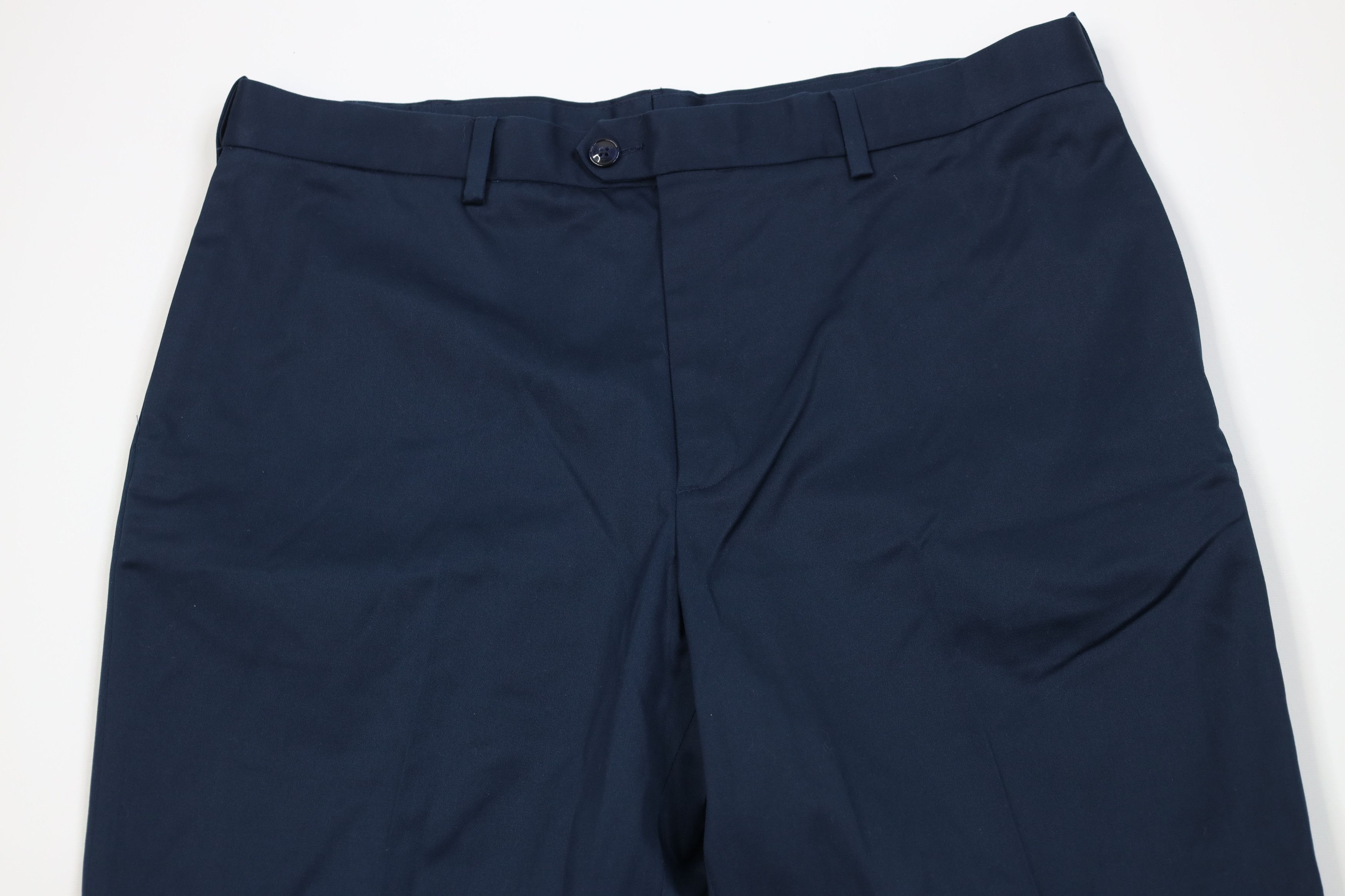 Perry Ellis Deadstock Vintage Y2K Perry Ellis Wide Leg Chino Pants Blue Size US 38 / EU 54 - 2 Thumbnail